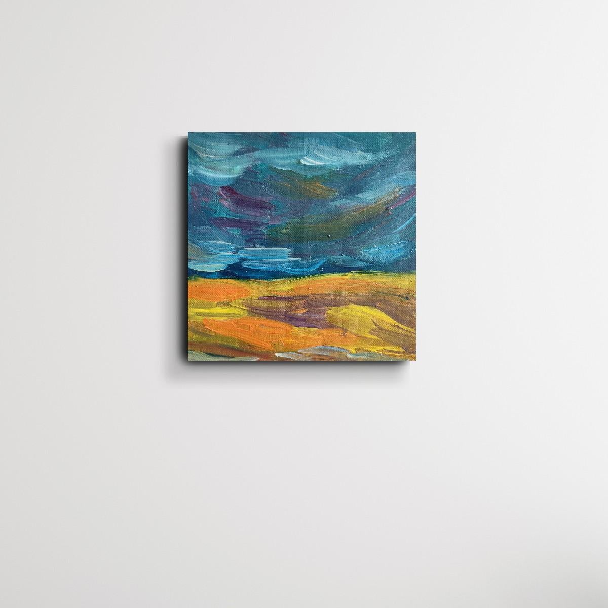 Abstrakter Expressionist impressionistische Natur Ölgemälde 