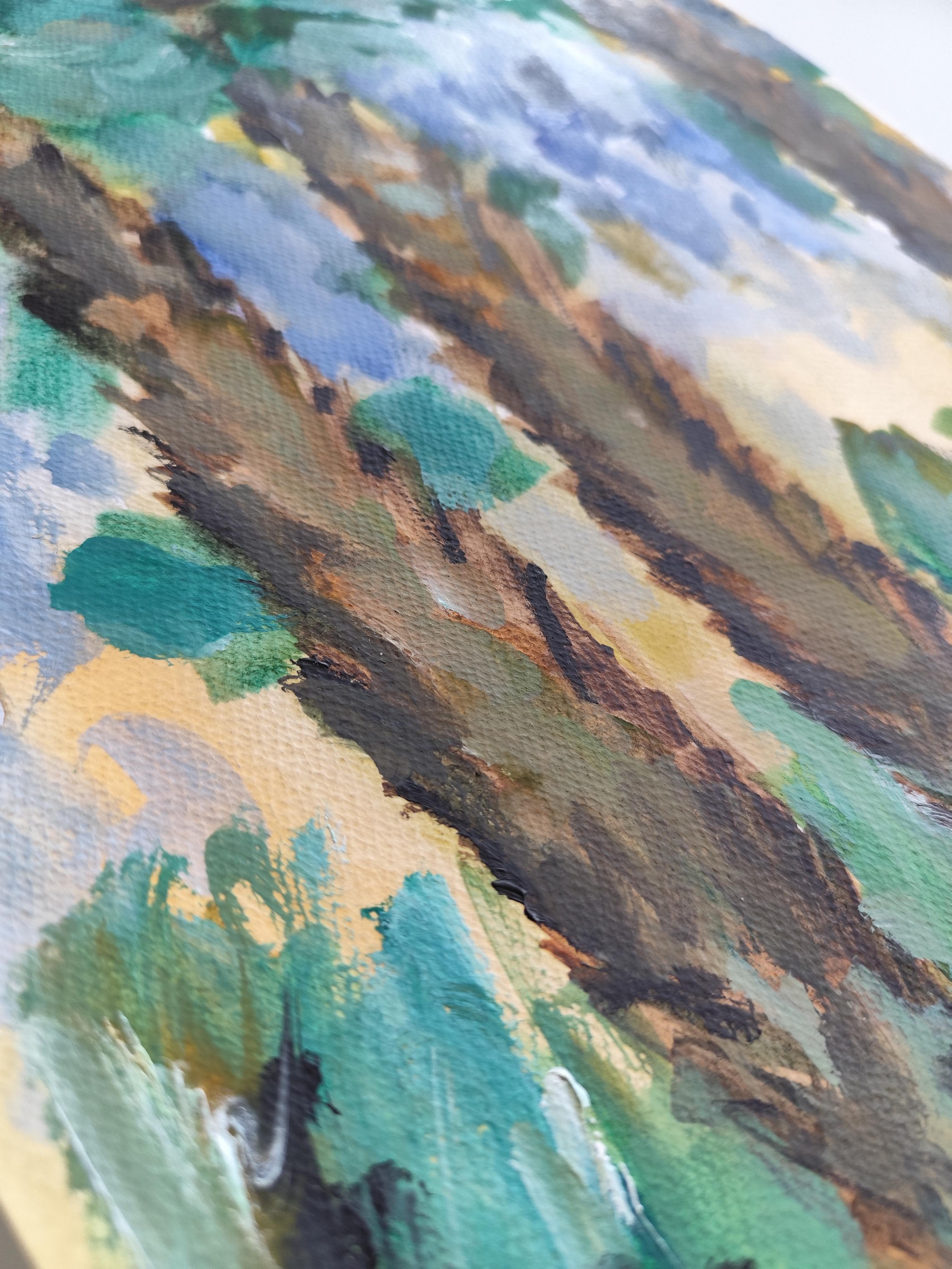 Pittura naturalistica impressionista espressionista astratta su carta 
