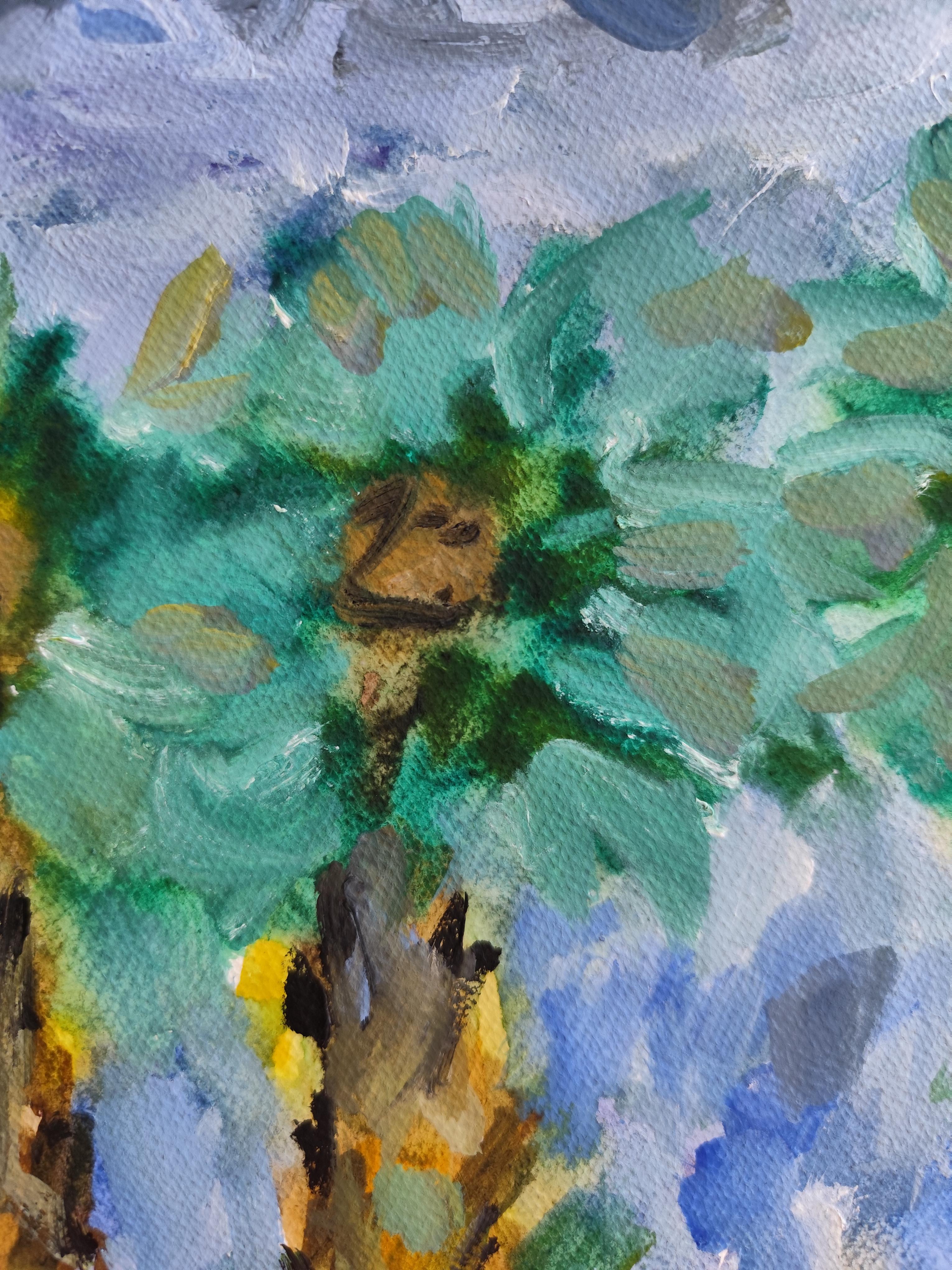 Pittura naturalistica impressionista espressionista astratta su carta 