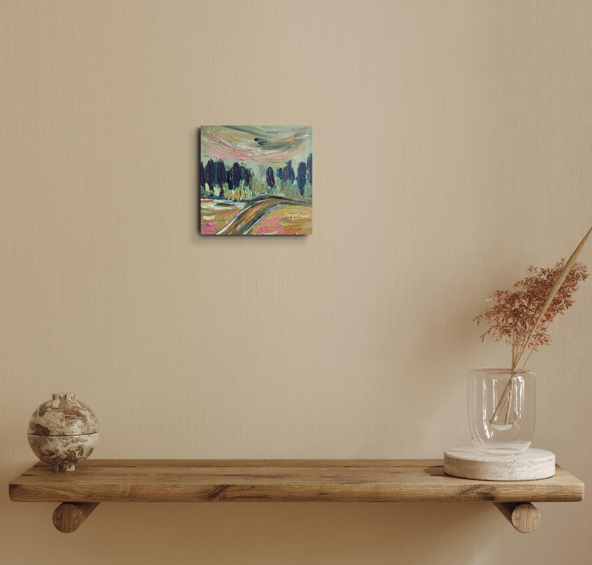 Pittura ad olio impressionista espressionista astratta 