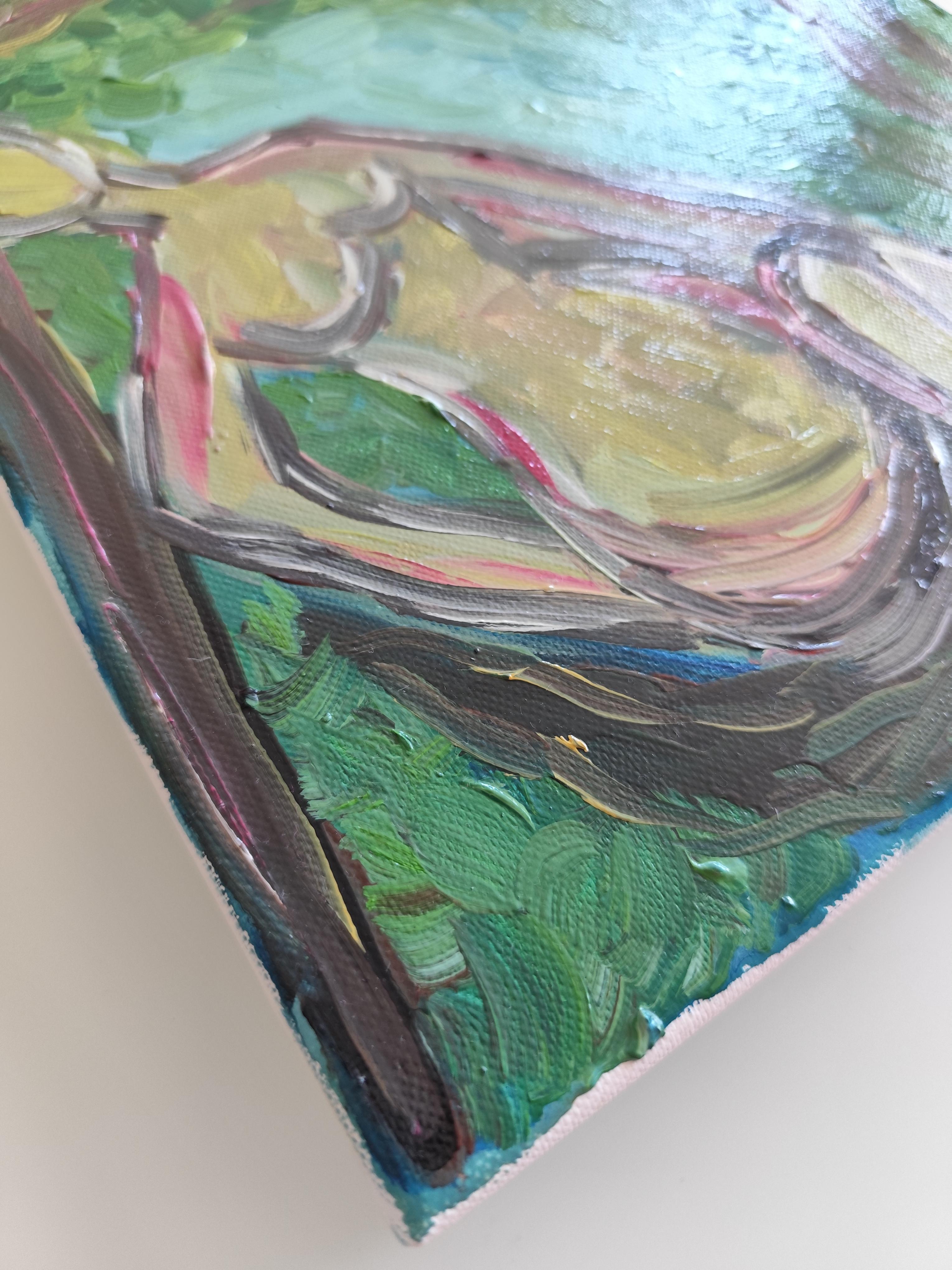 Pittura ad olio su tela 