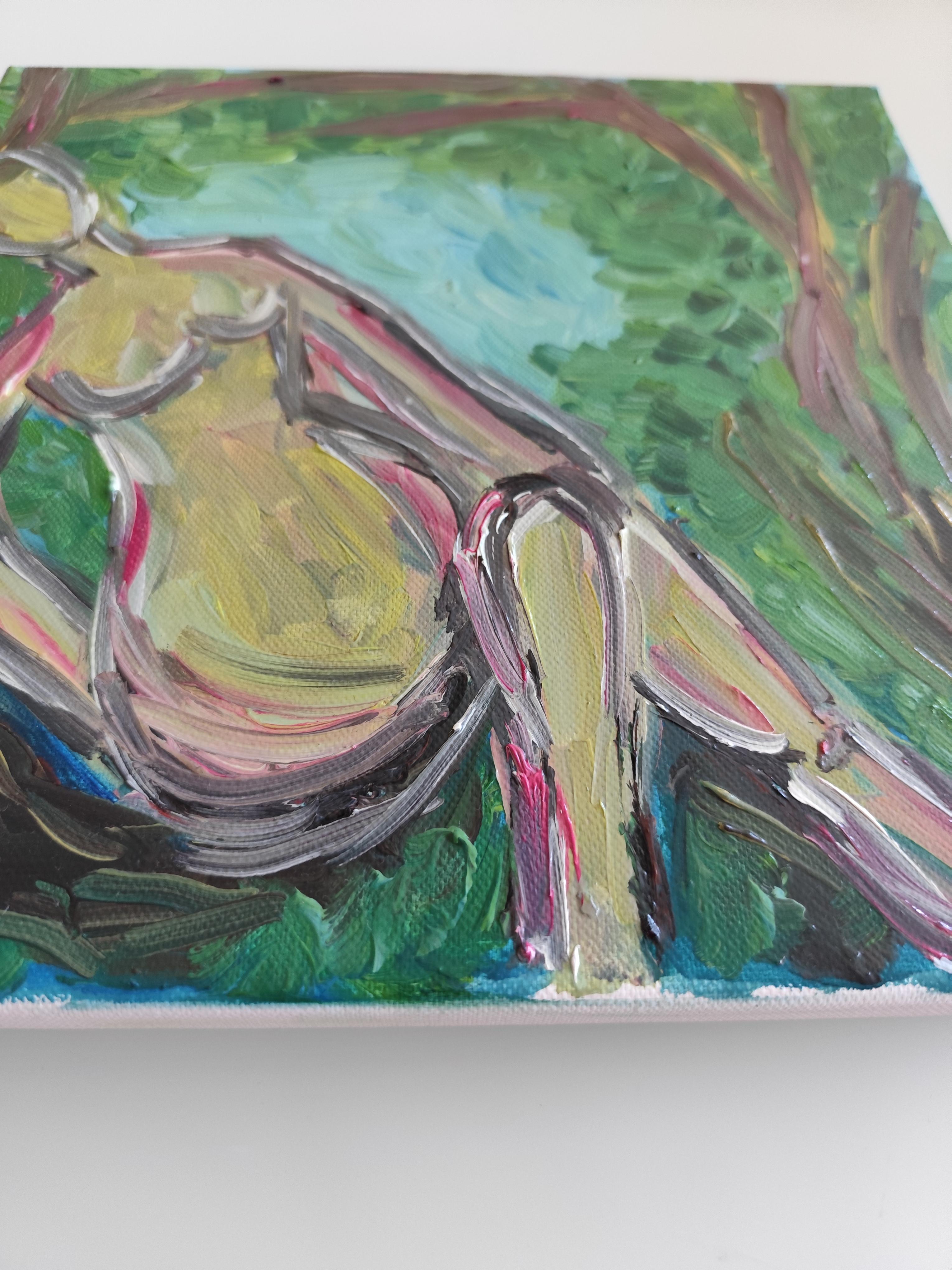 Pittura ad olio su tela 