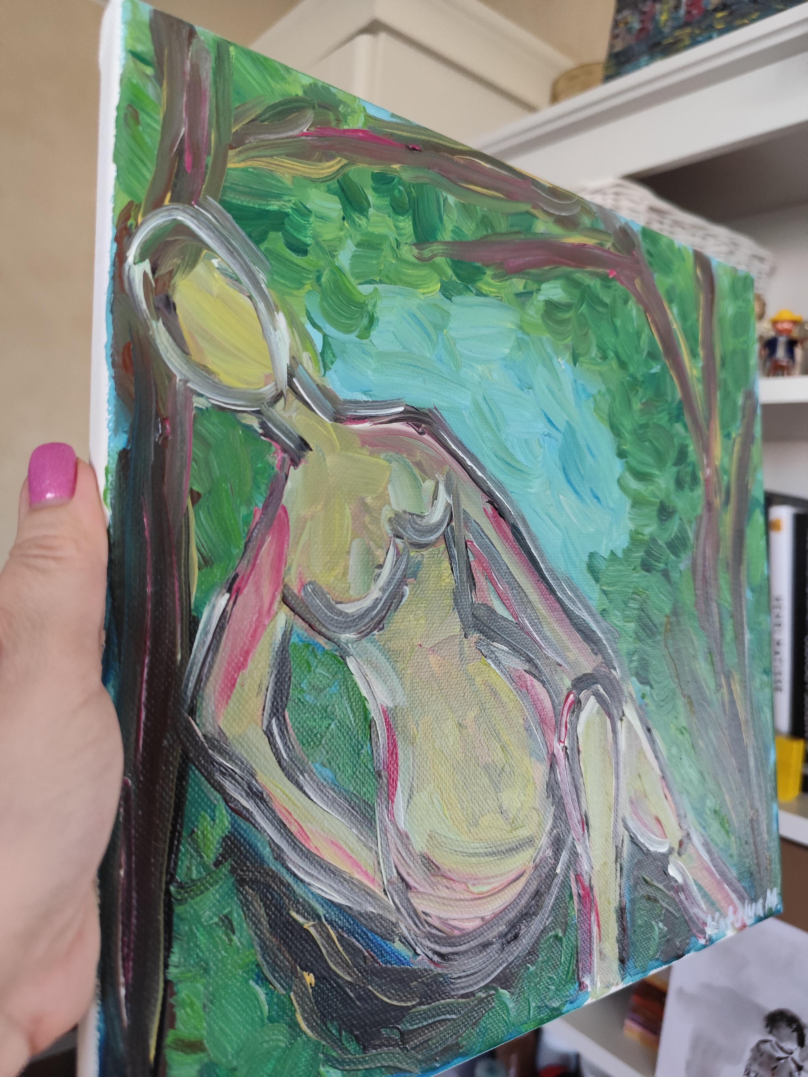 Pittura ad olio su tela 