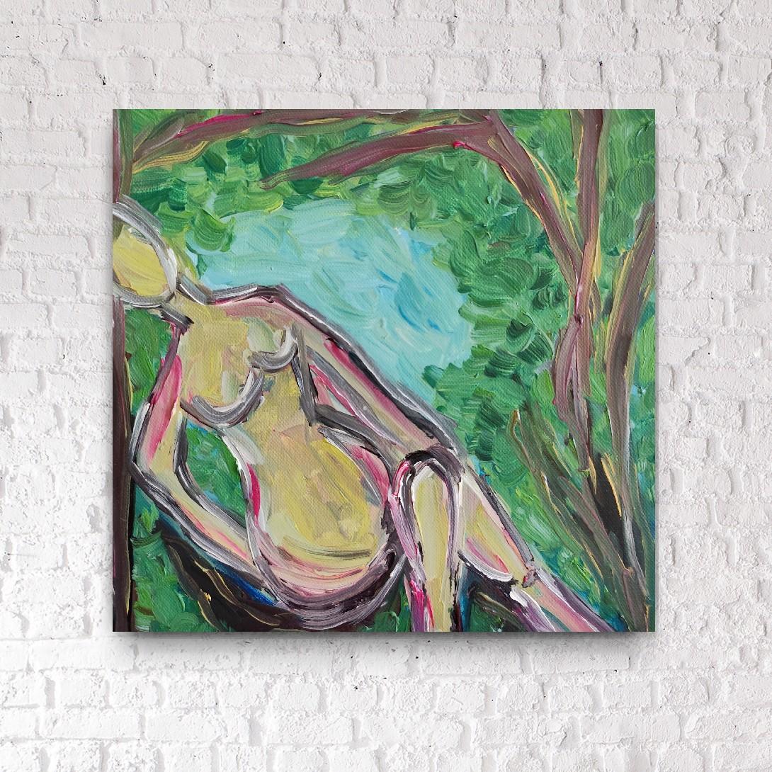 Pittura ad olio su tela 
