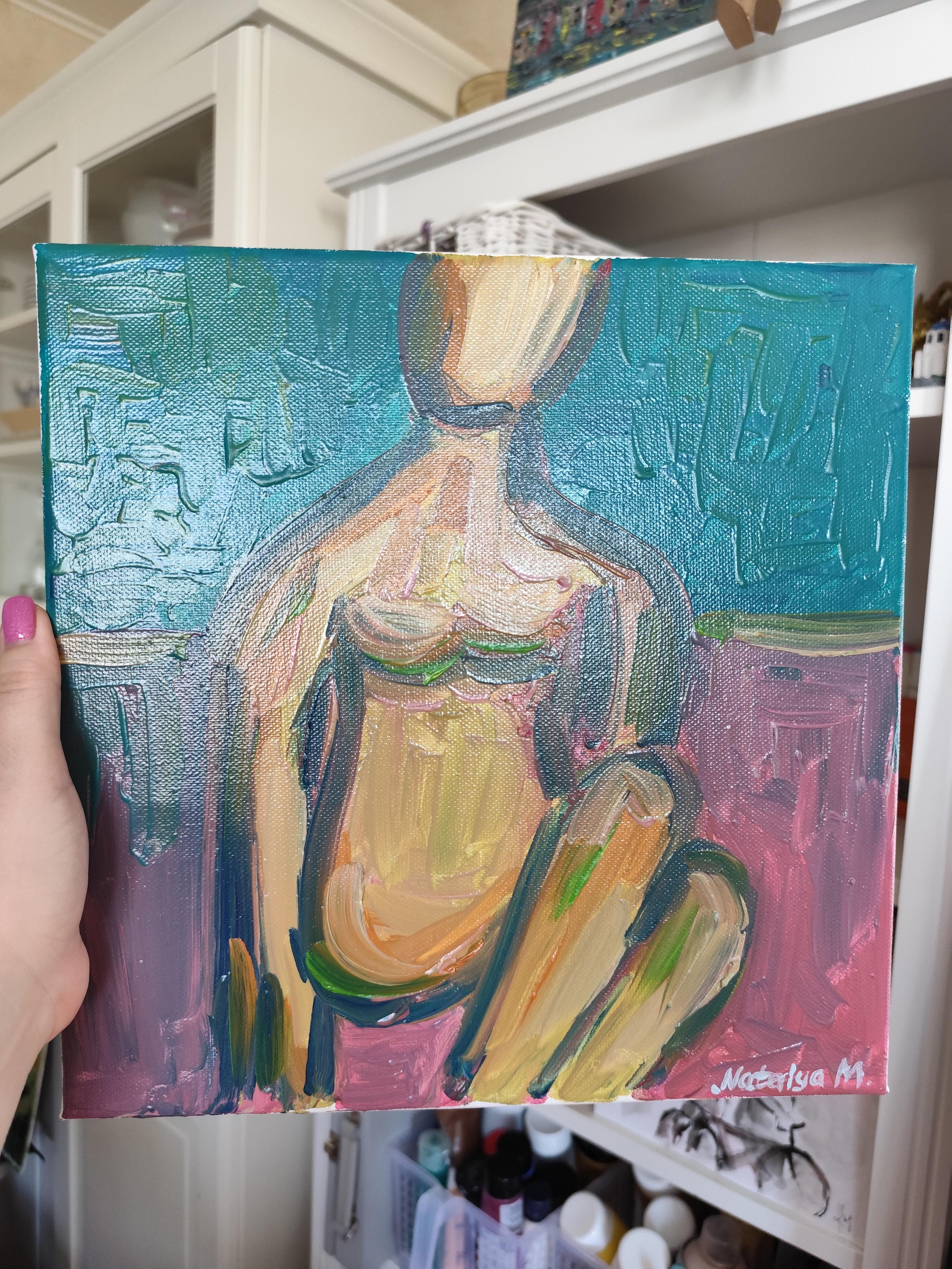 Pittura ad olio su tela 
