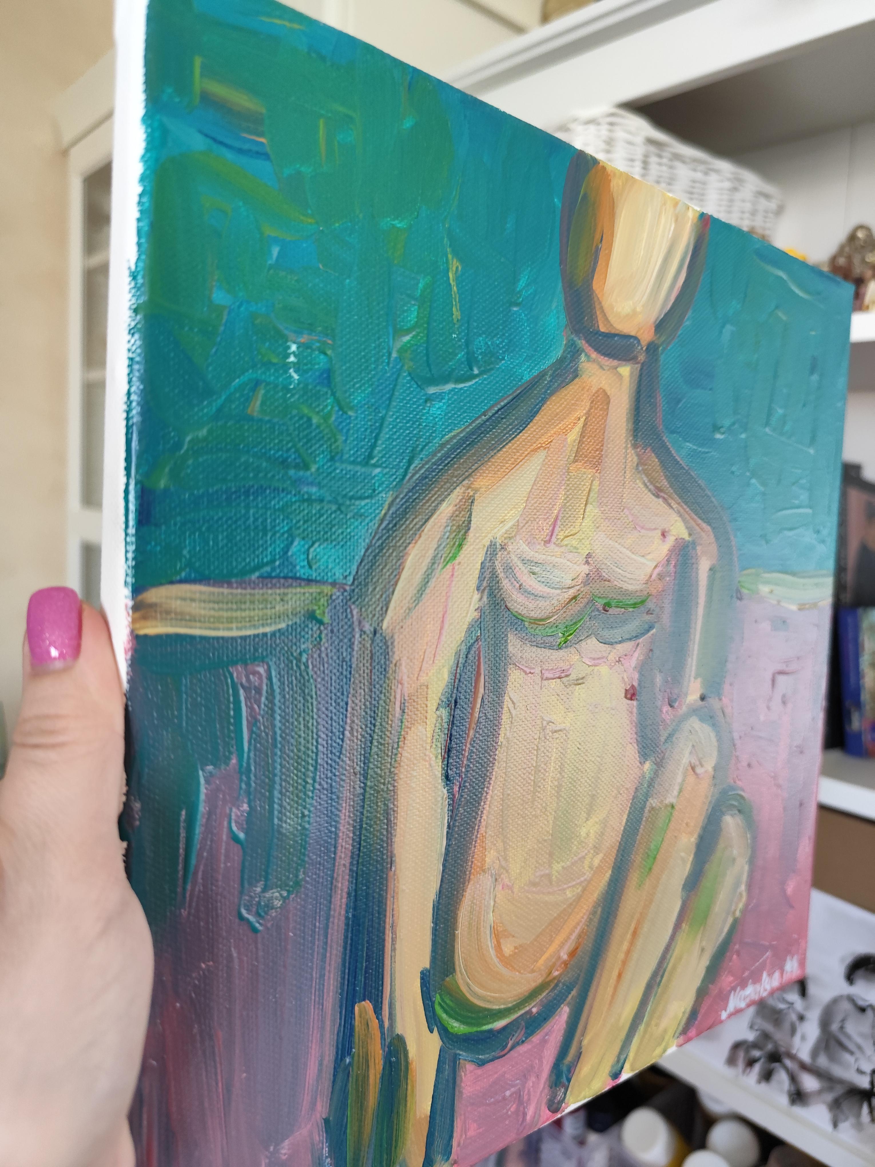 Pittura ad olio su tela 