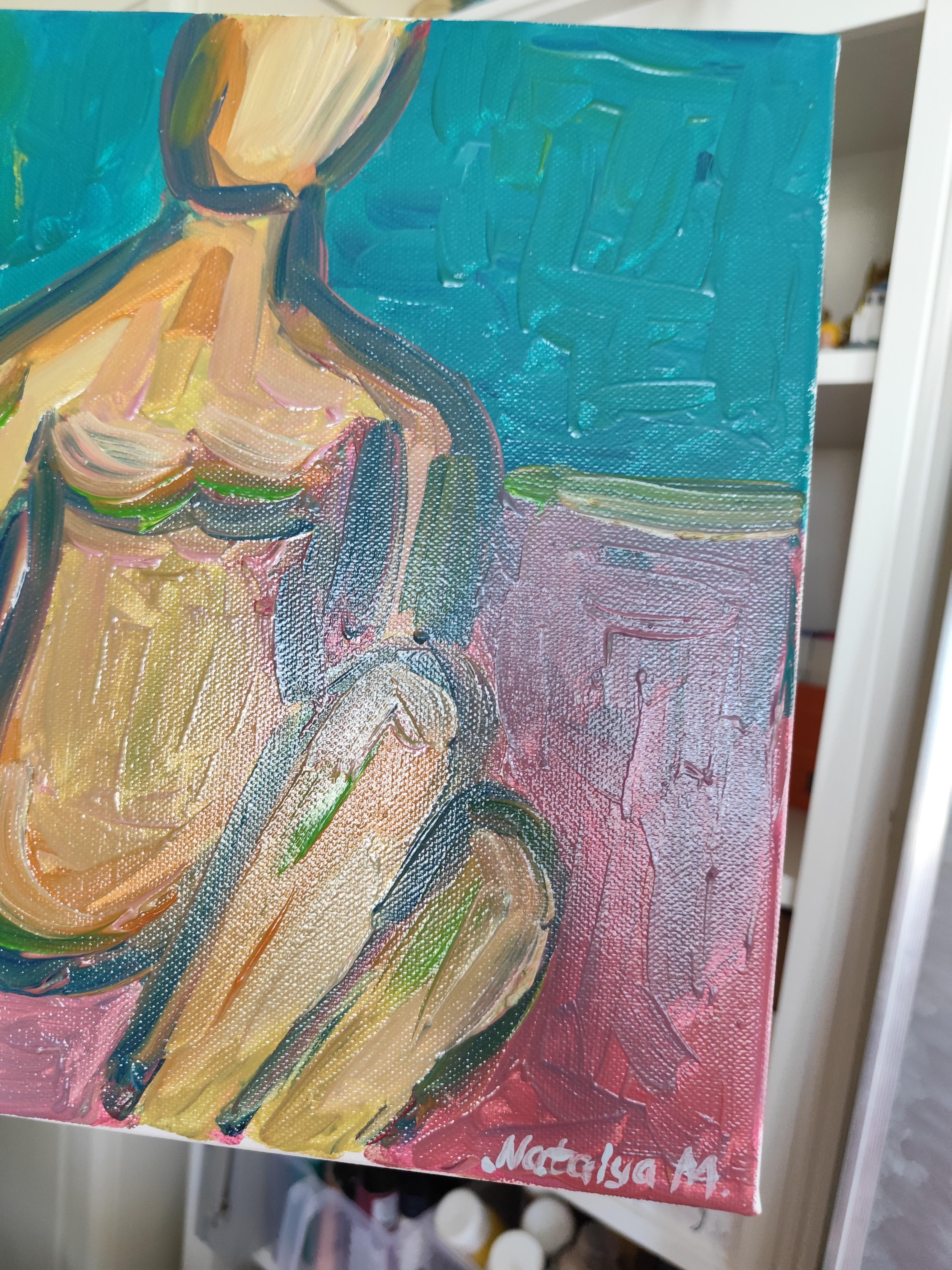 Pittura ad olio su tela 