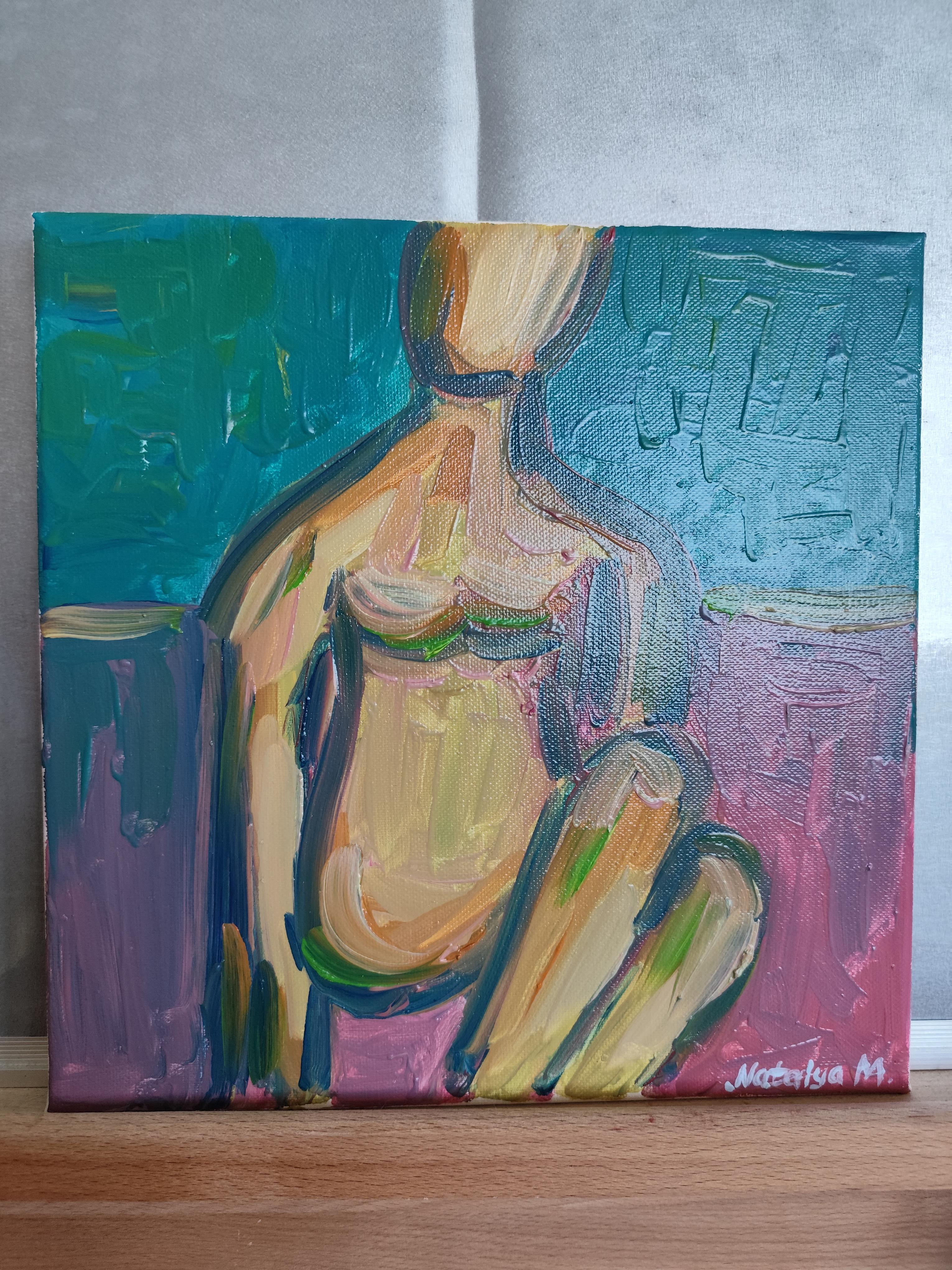 Pittura ad olio su tela 