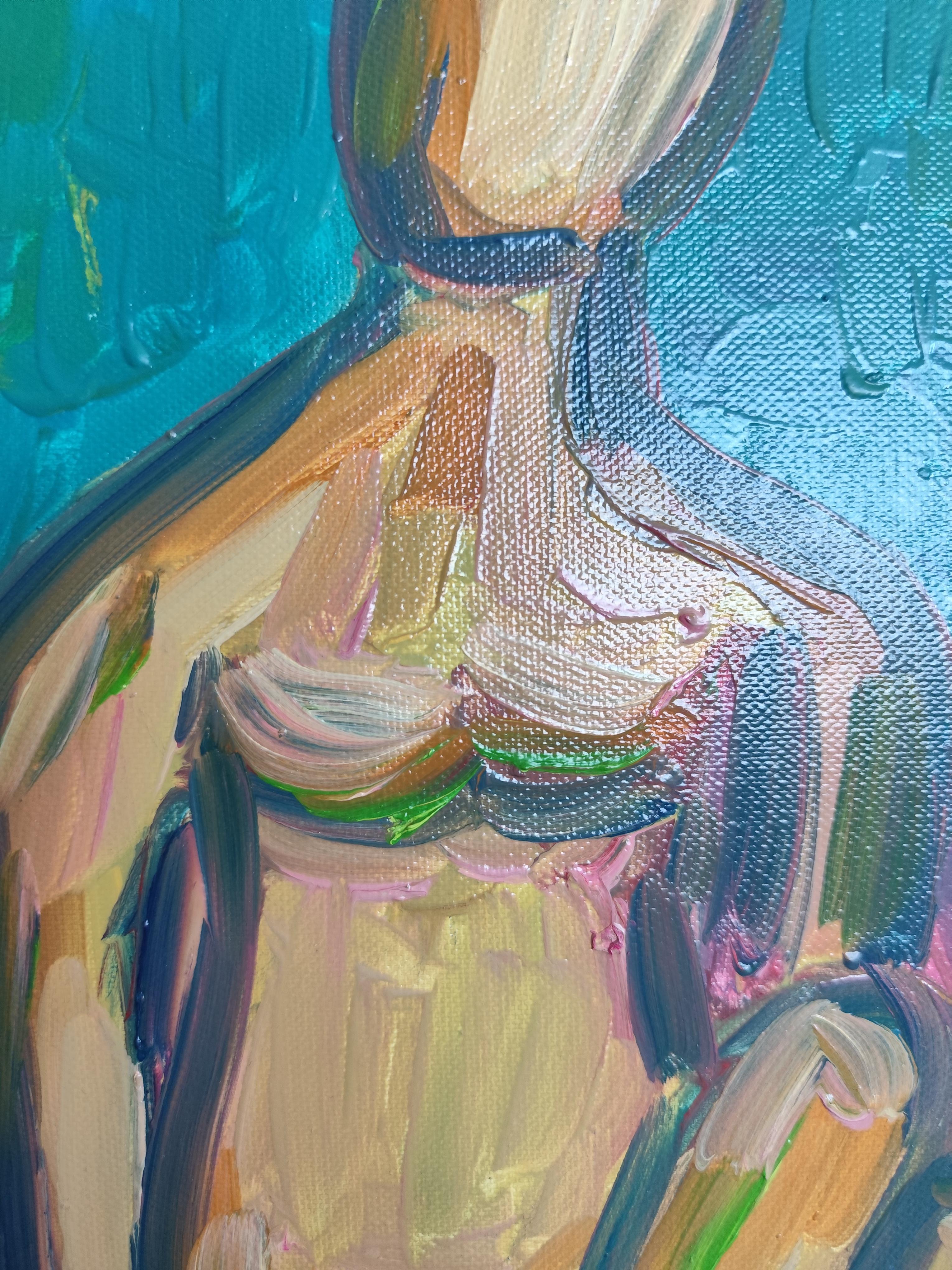 Pittura ad olio su tela 