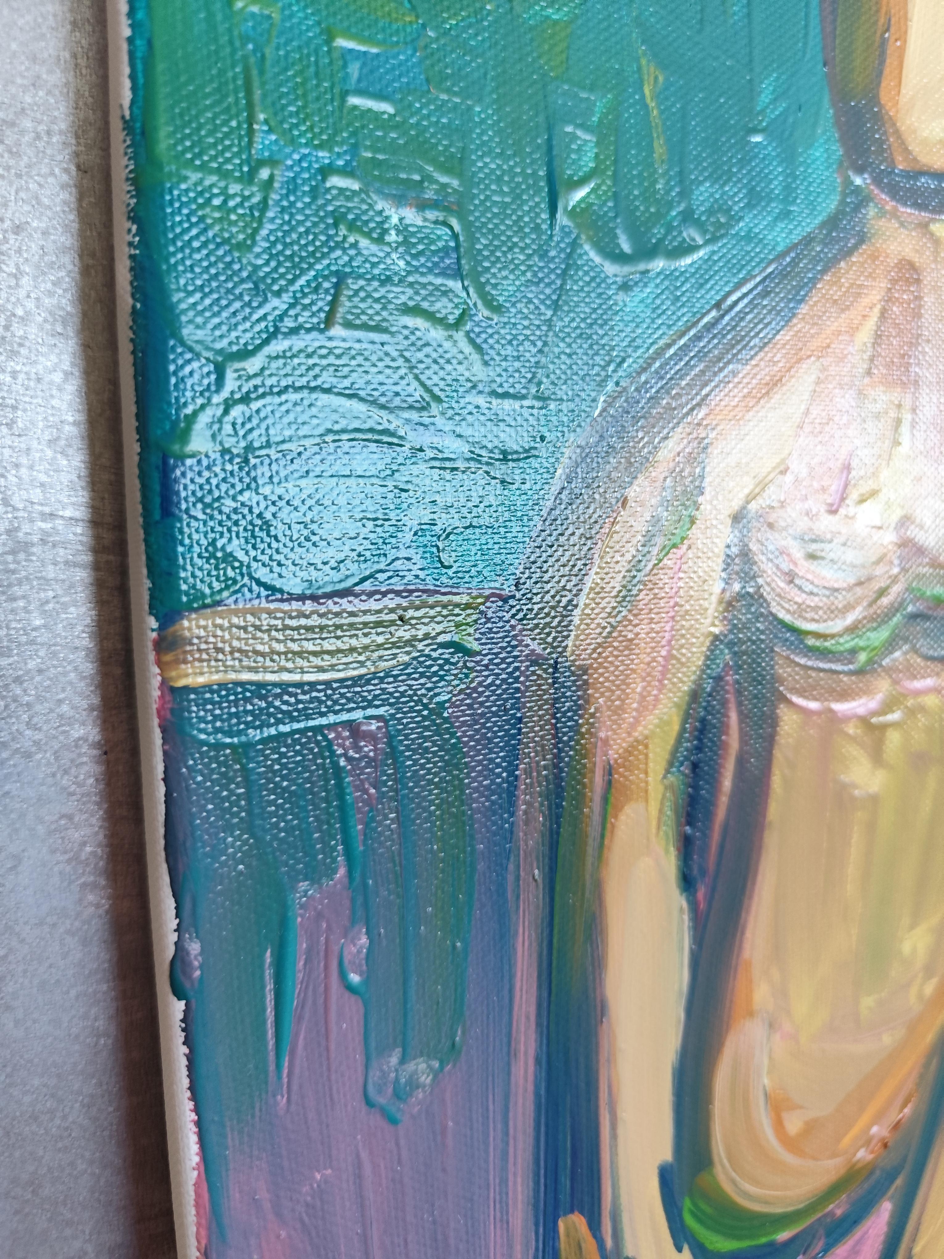 Pittura ad olio su tela 
