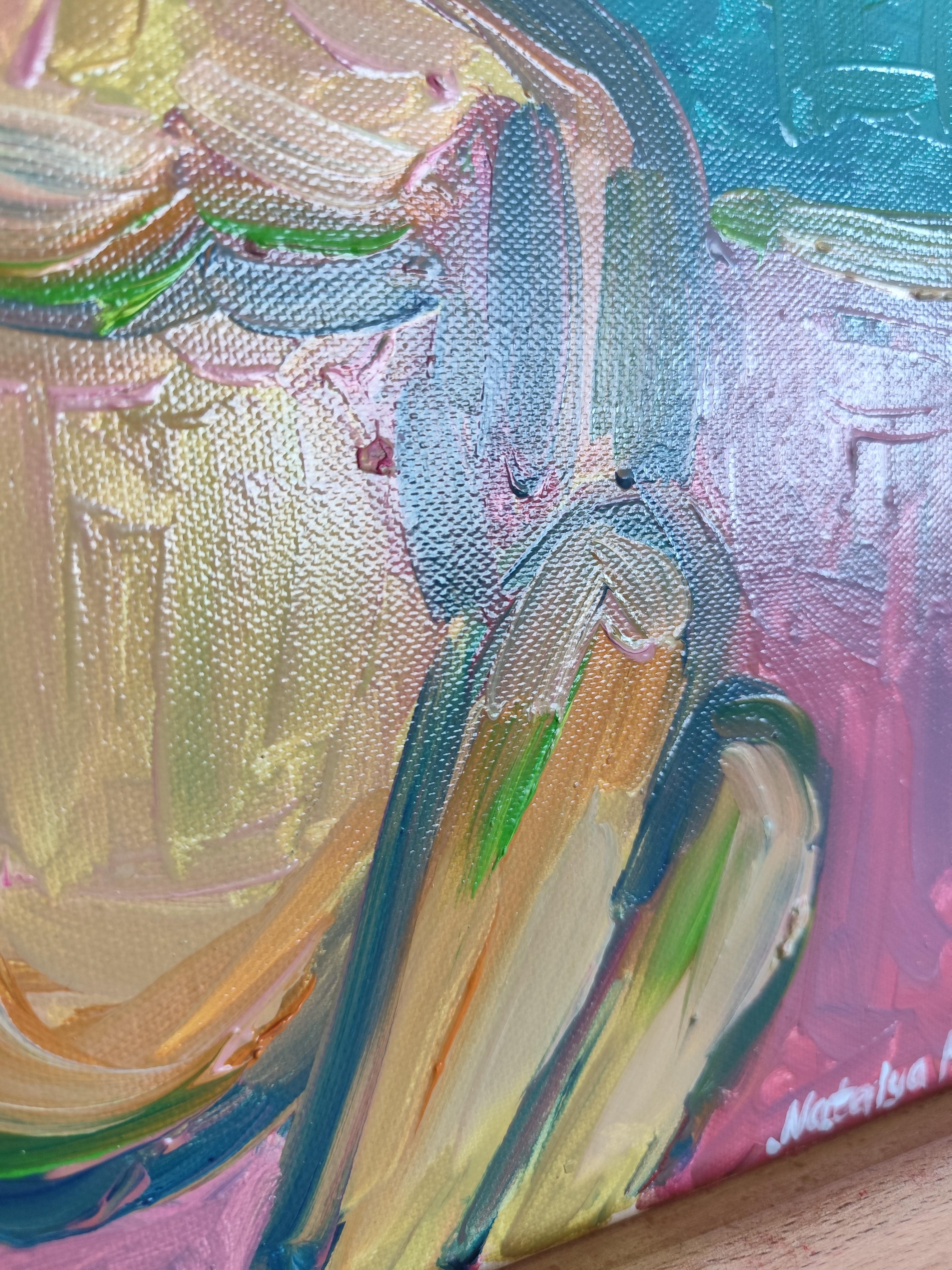 Pittura ad olio su tela 