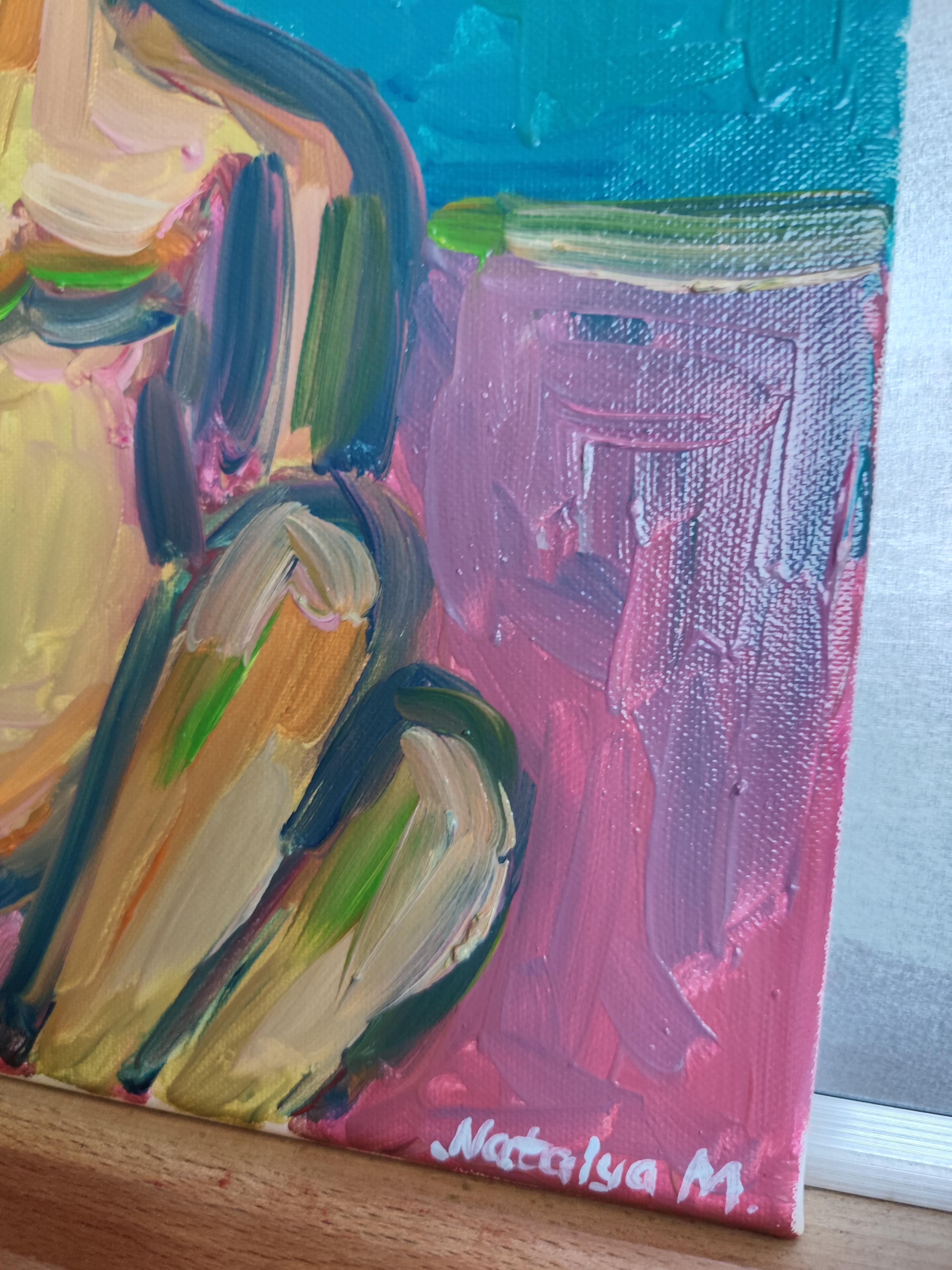 Pittura ad olio su tela 
