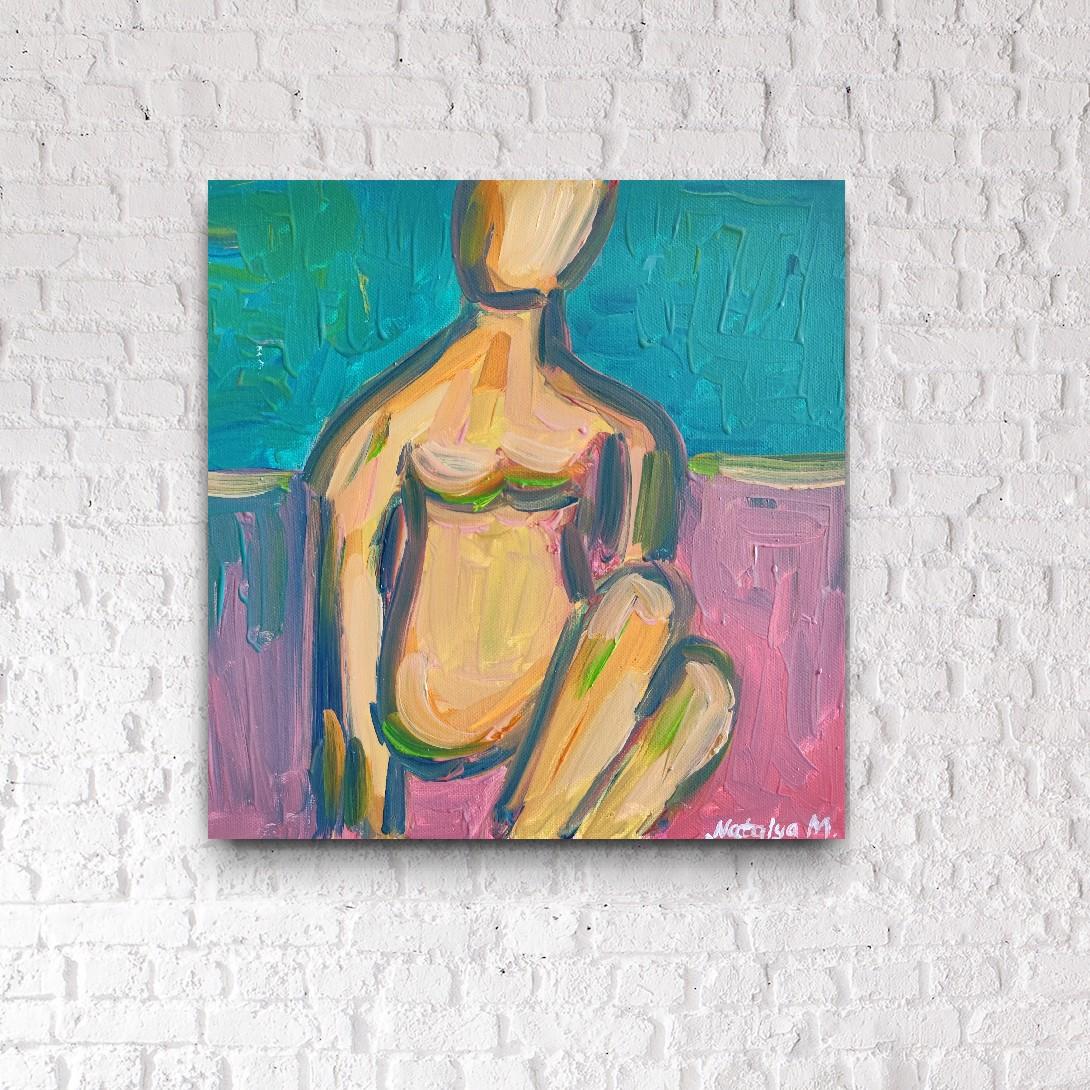 Pittura ad olio su tela 