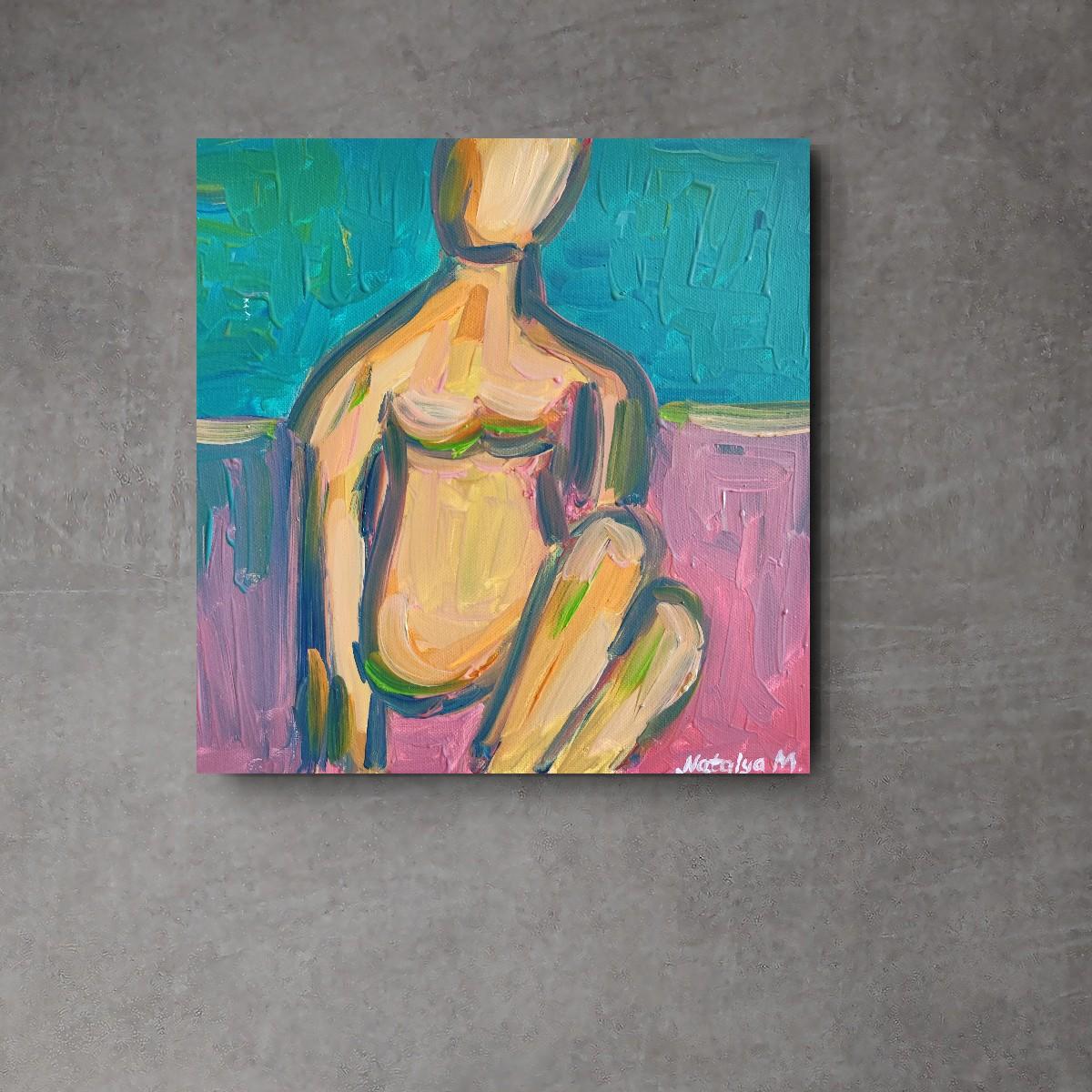 Pittura ad olio su tela 