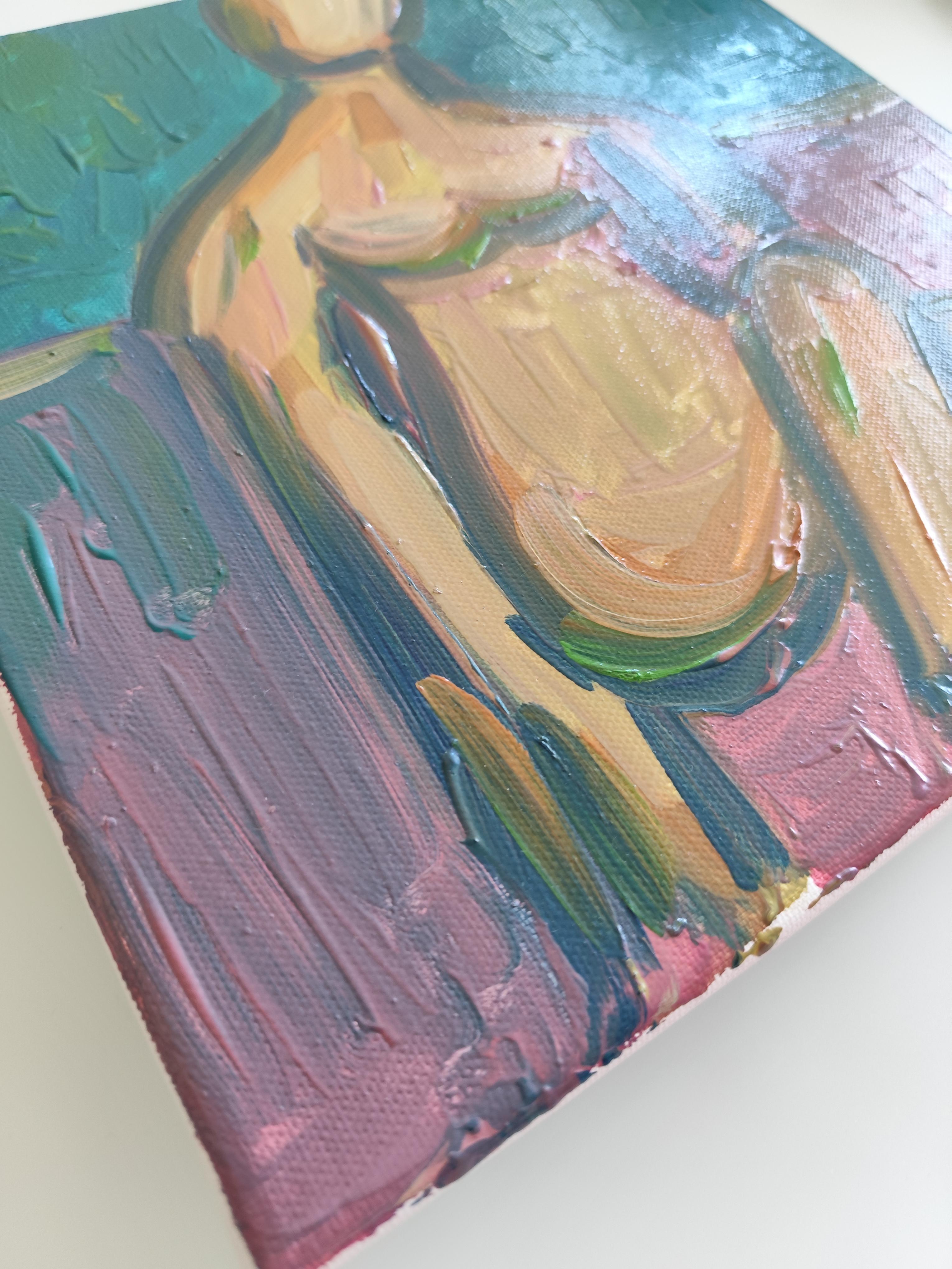 Pittura ad olio su tela 