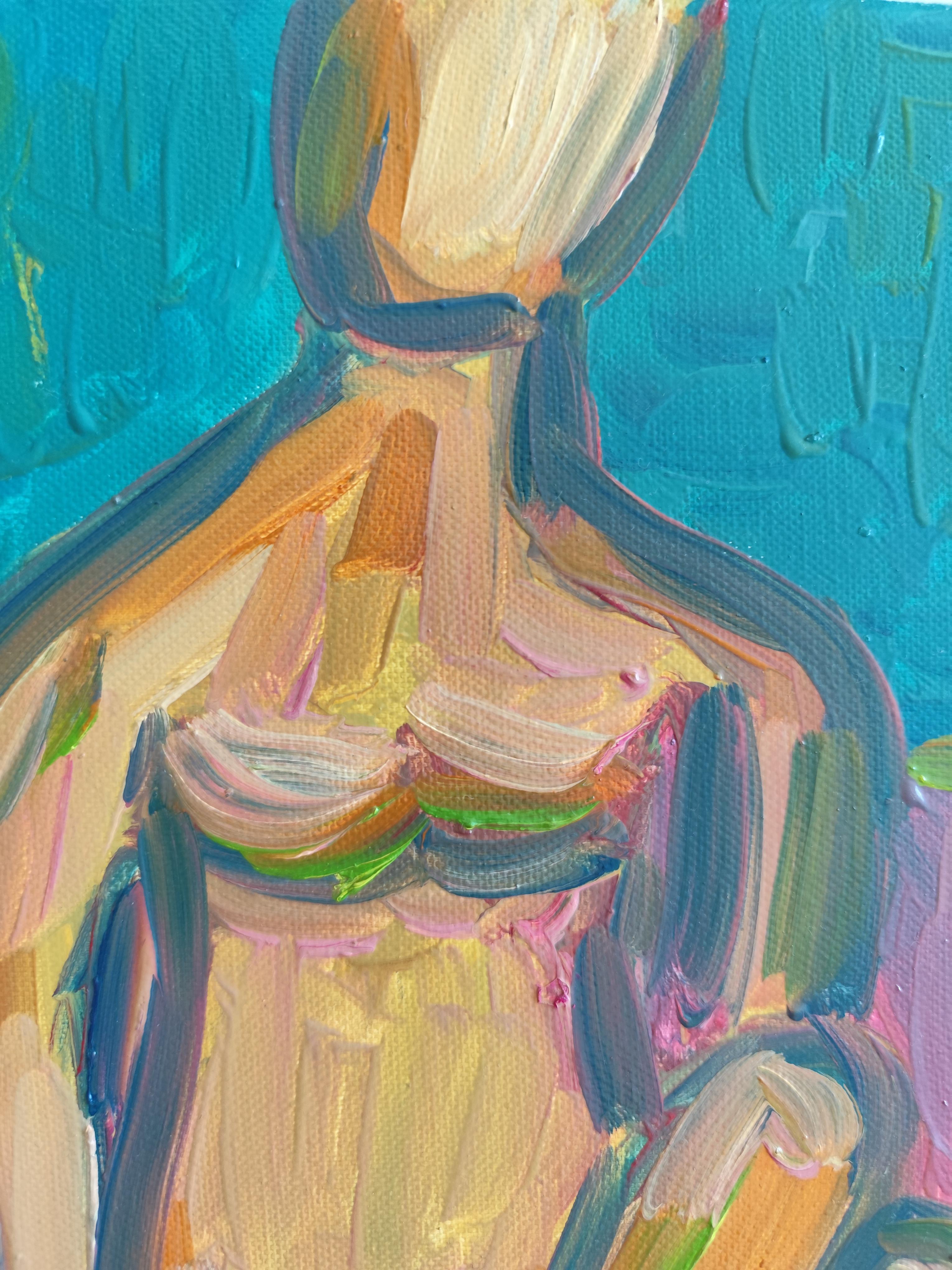 Pittura ad olio su tela 