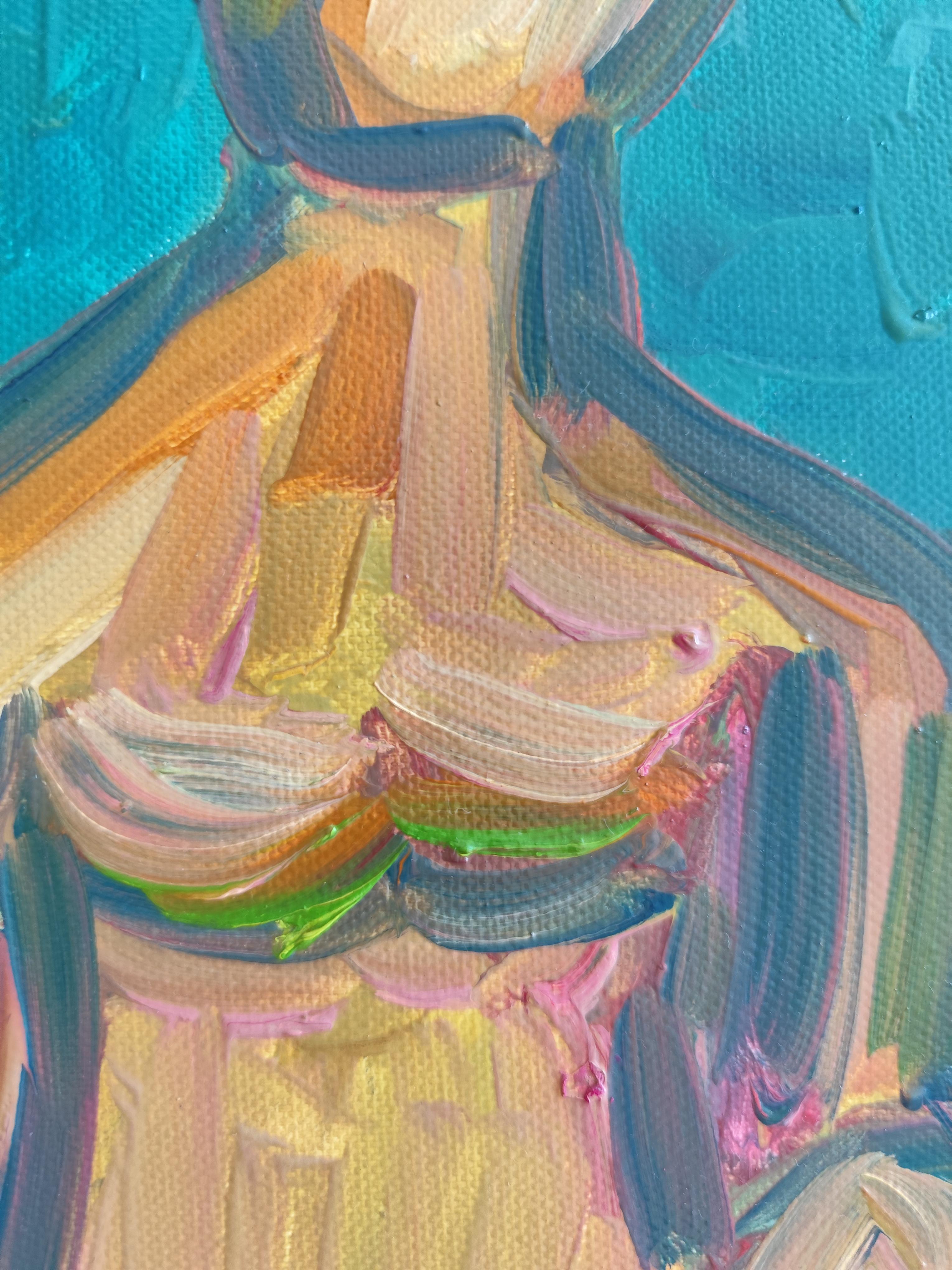 Pittura ad olio su tela 