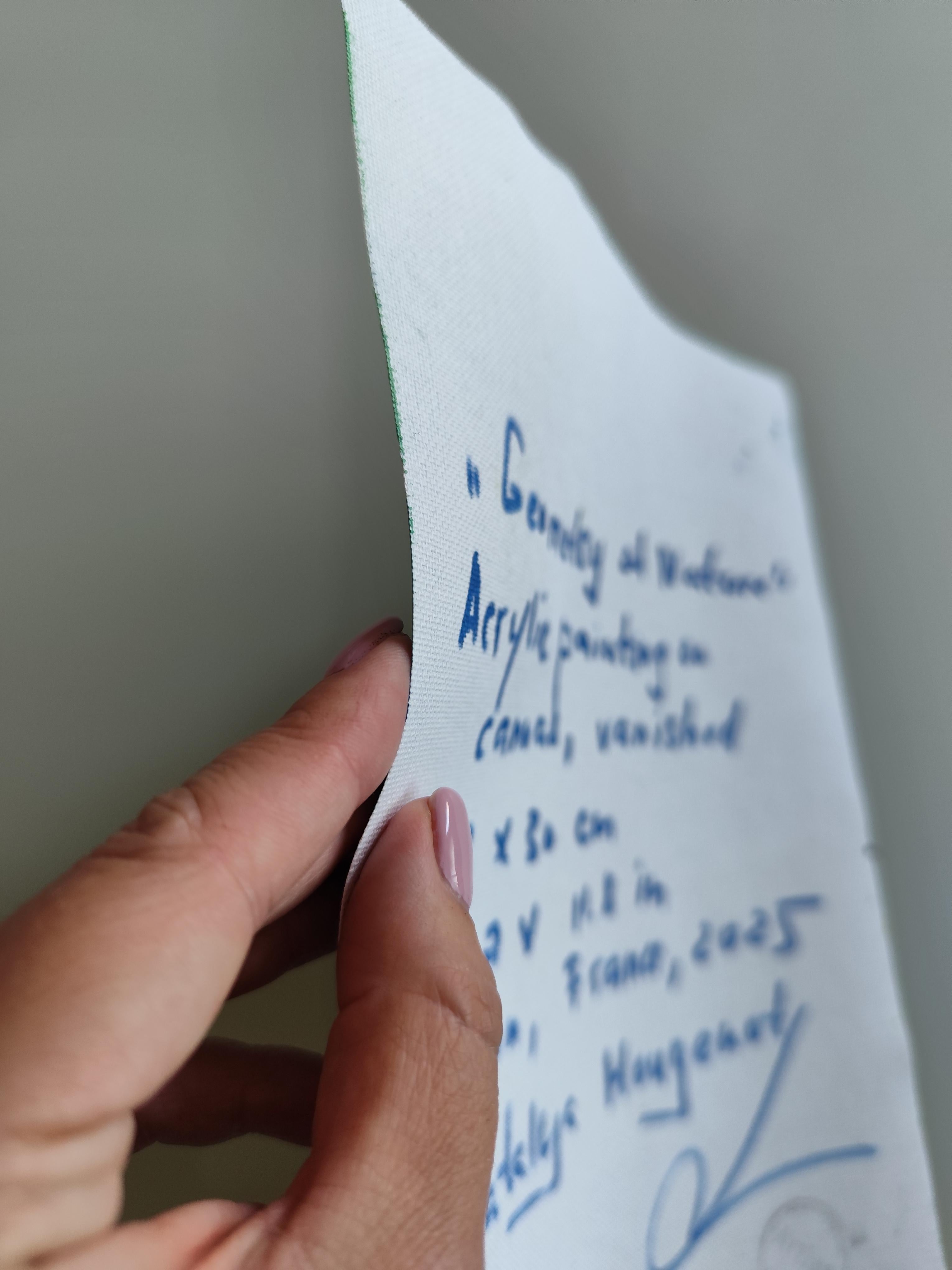 Contemporary abstract expressionist landscape painting 