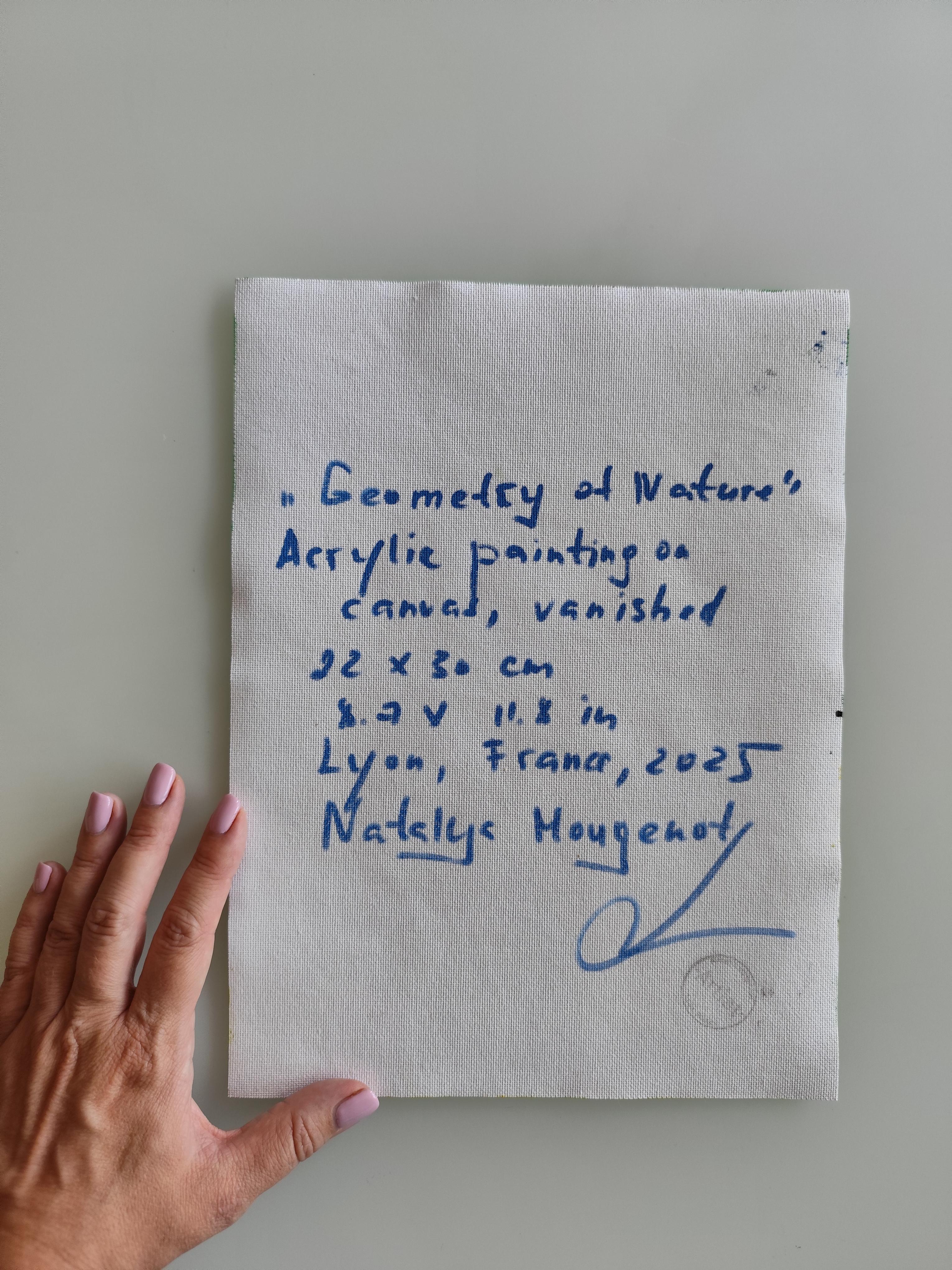 Contemporary abstract expressionist landscape painting 