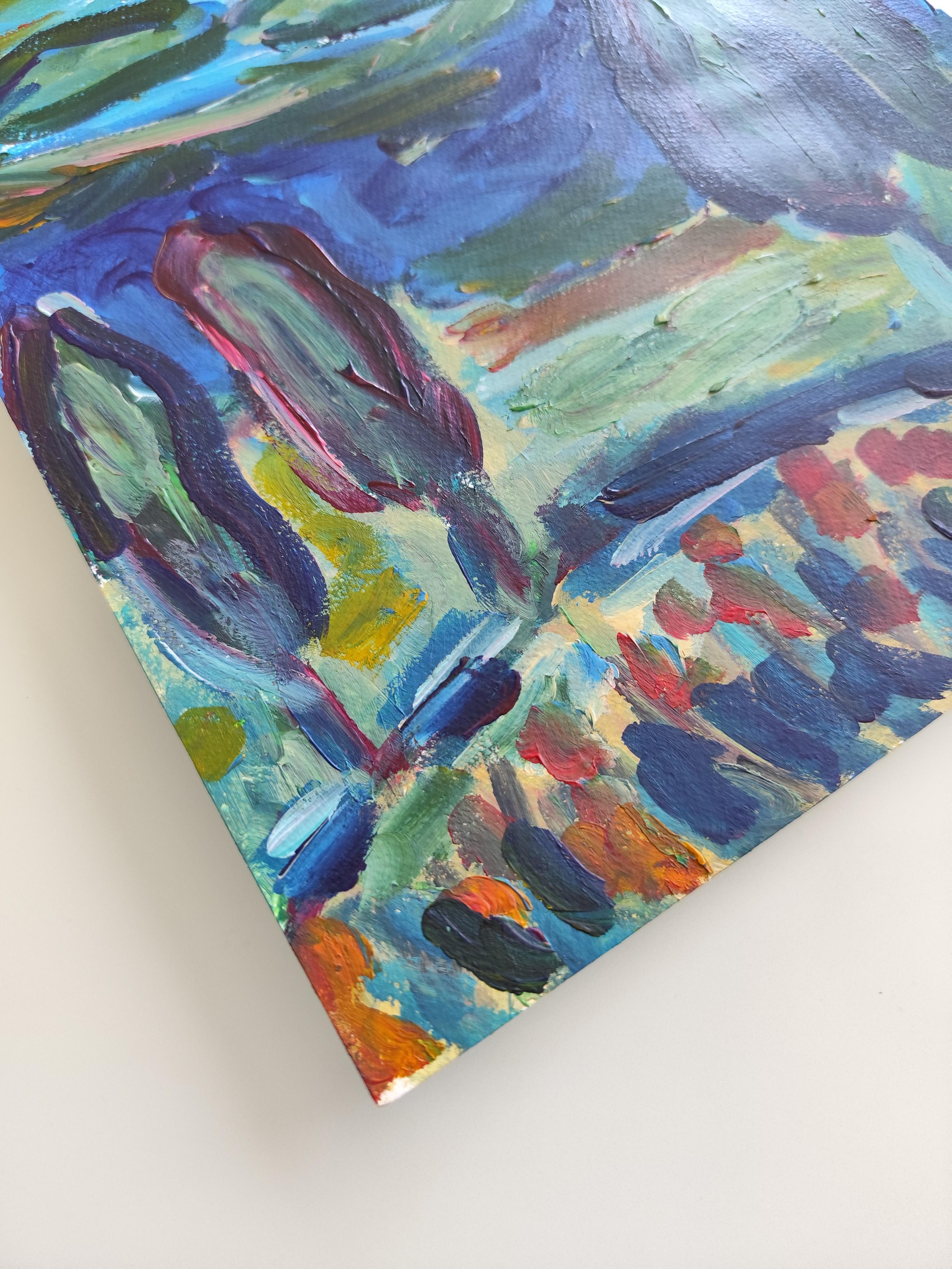 Contemporain abstrait expressionniste nature Provence 