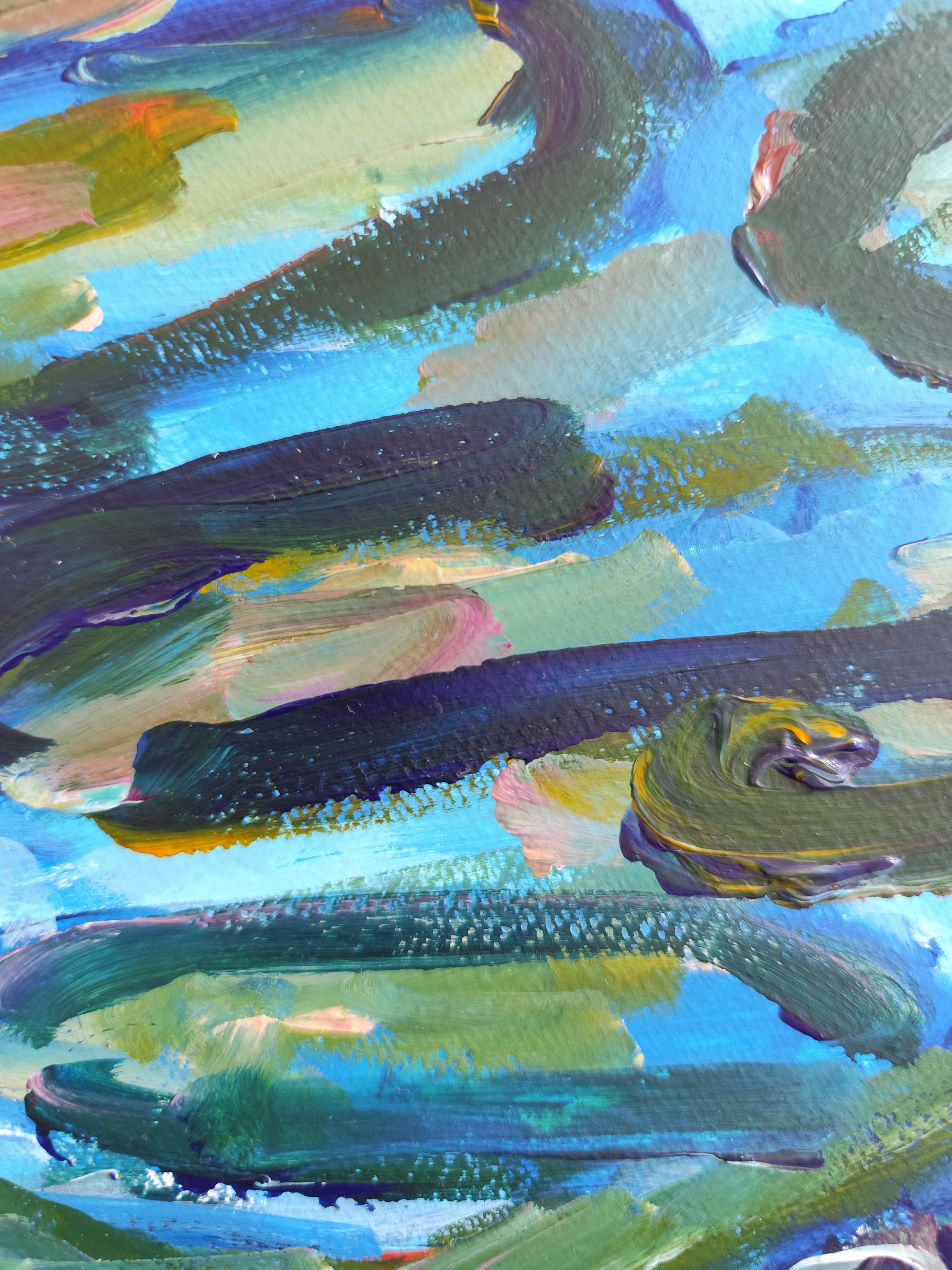 Contemporain abstrait expressionniste nature Provence 