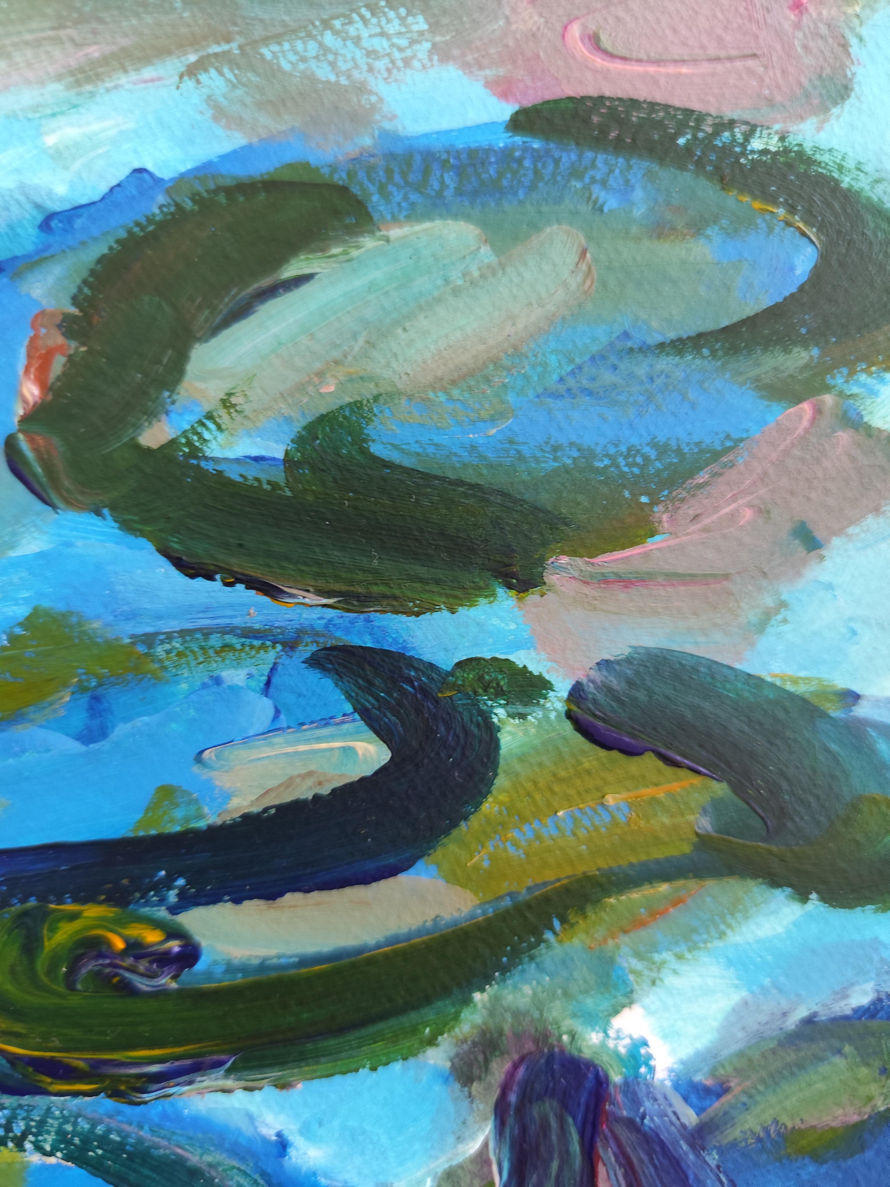 Contemporain abstrait expressionniste nature Provence 