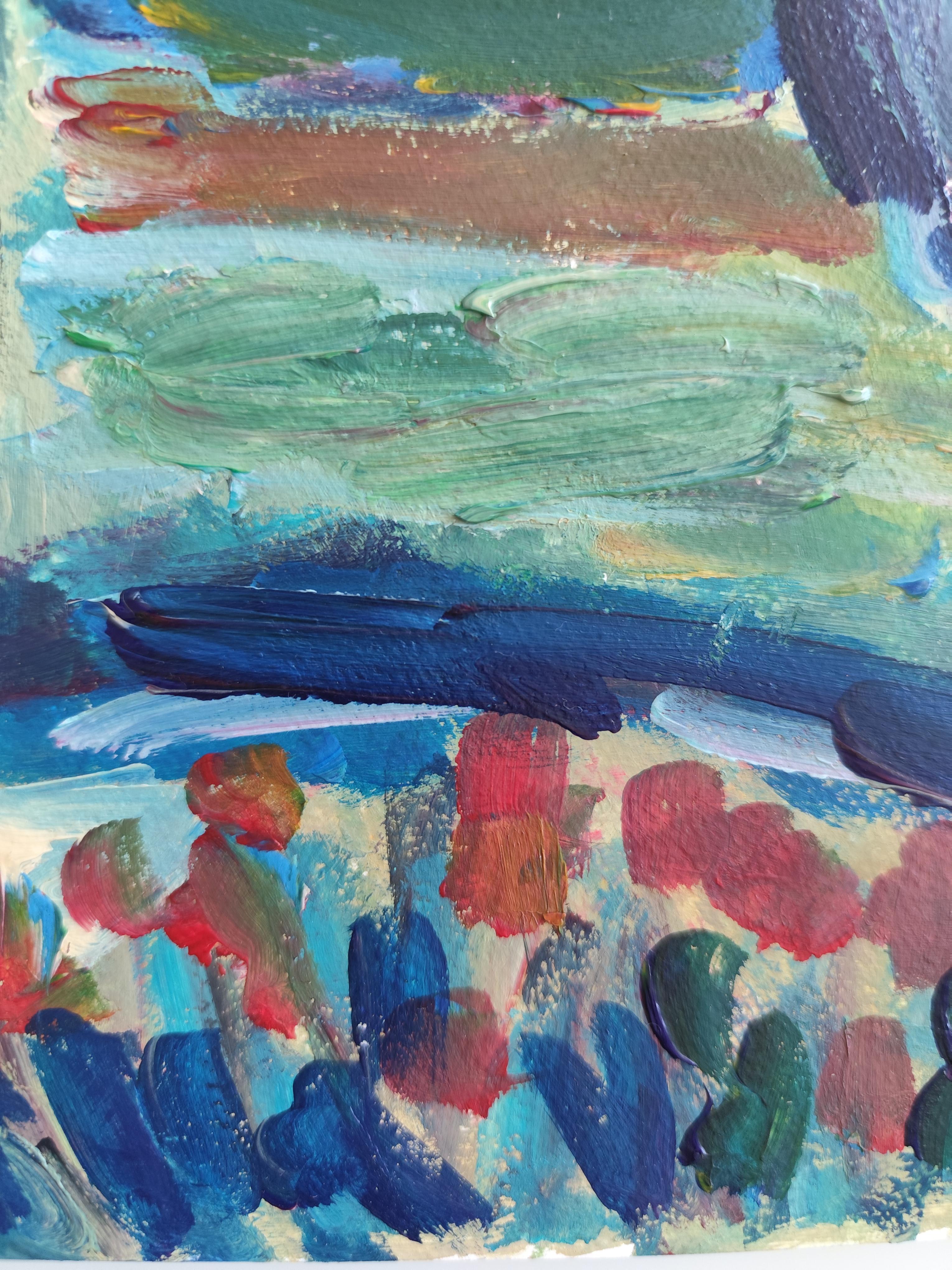 Contemporain abstrait expressionniste nature Provence 
