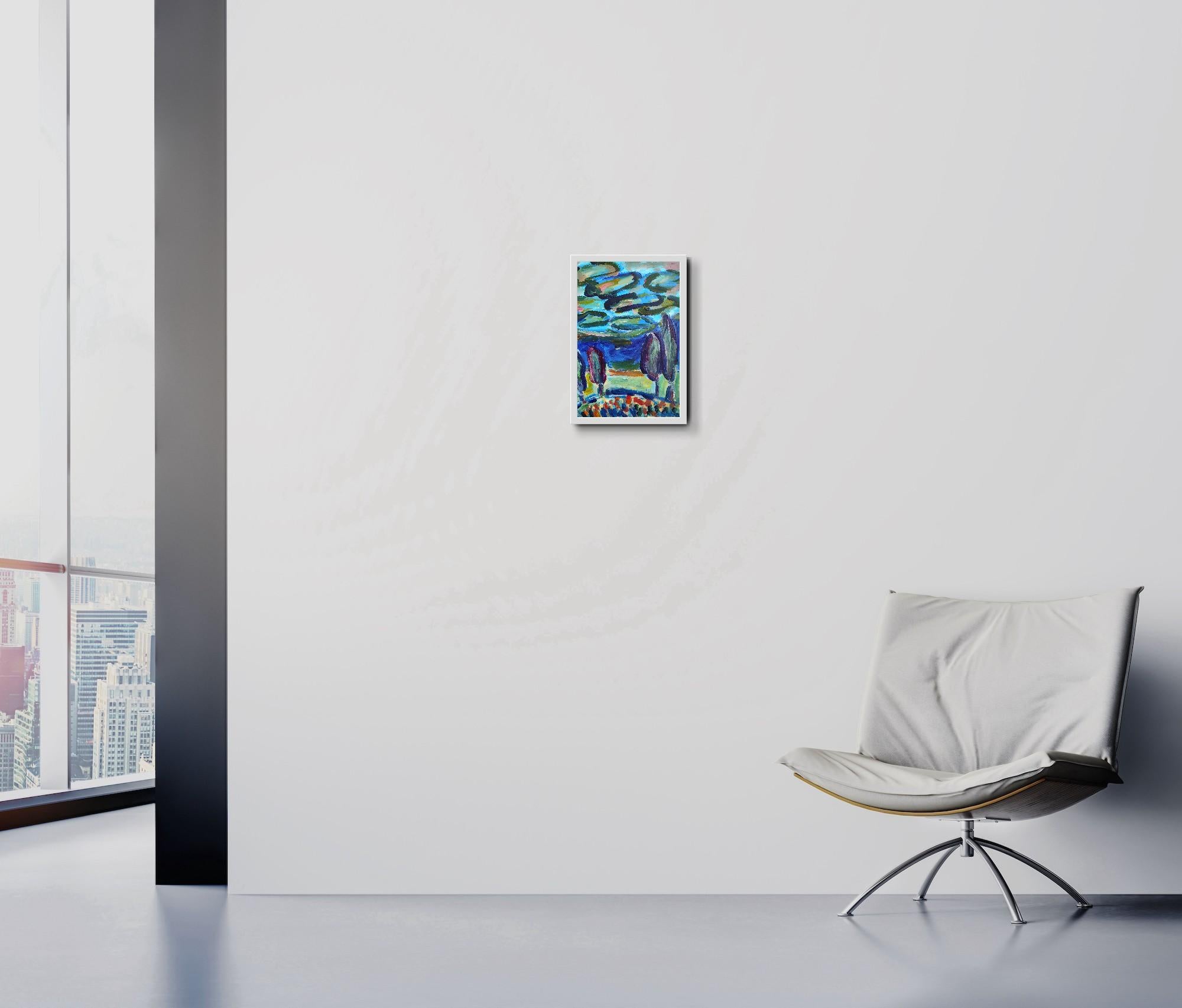 Contemporain abstrait expressionniste nature Provence 