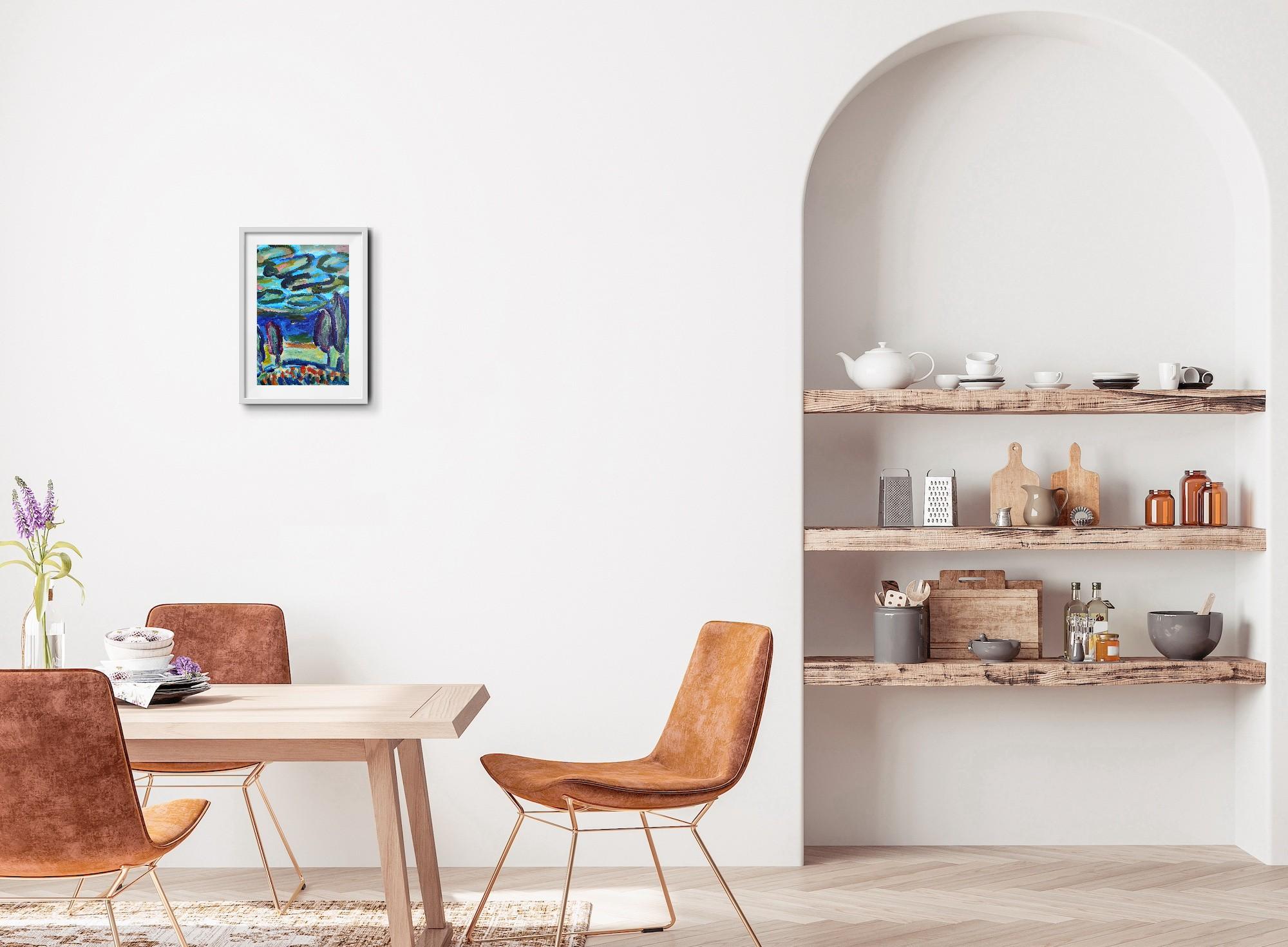 Contemporain abstrait expressionniste nature Provence 