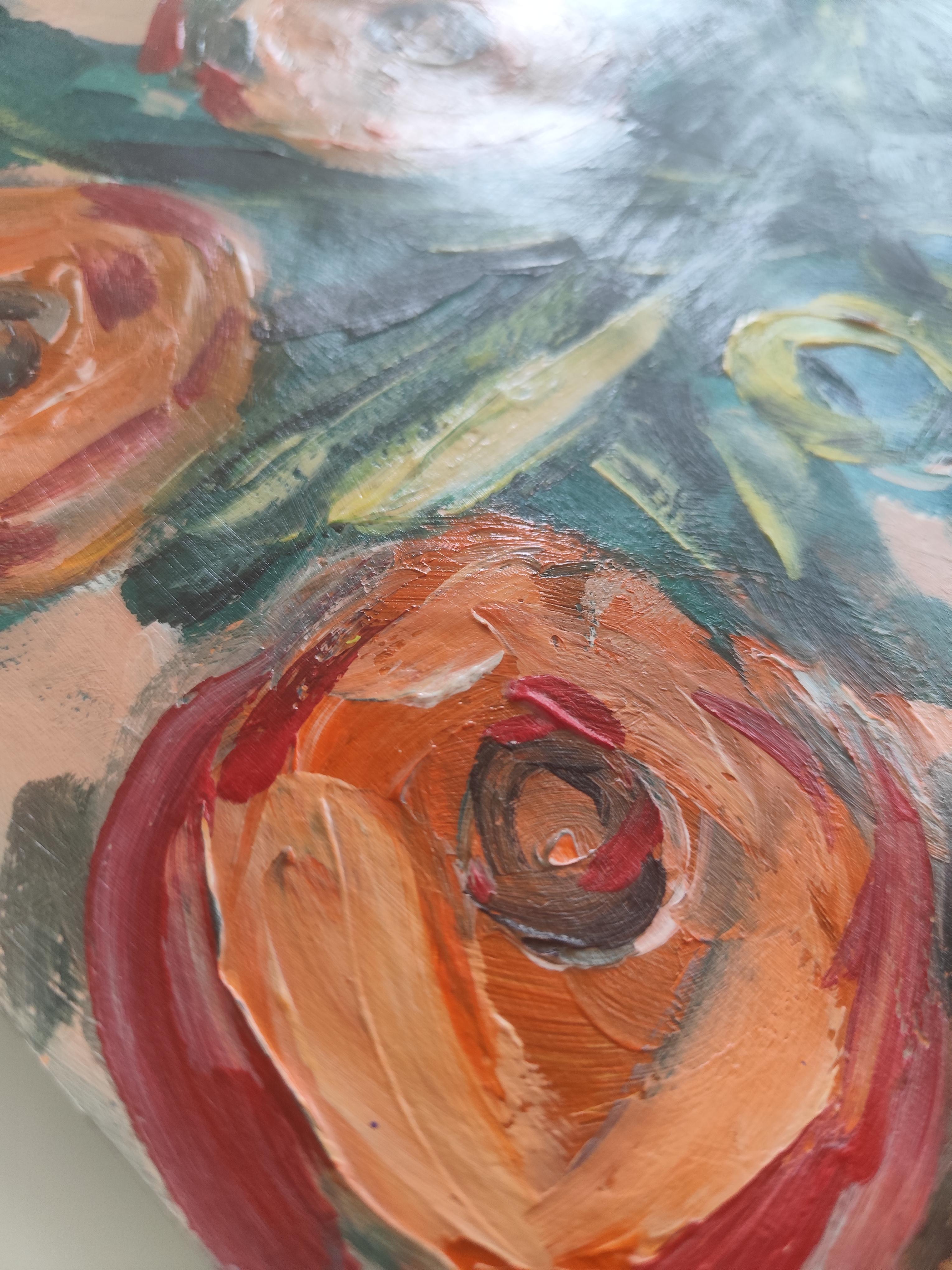 Contemporary abstrakt  expressionistisches Stillleben 