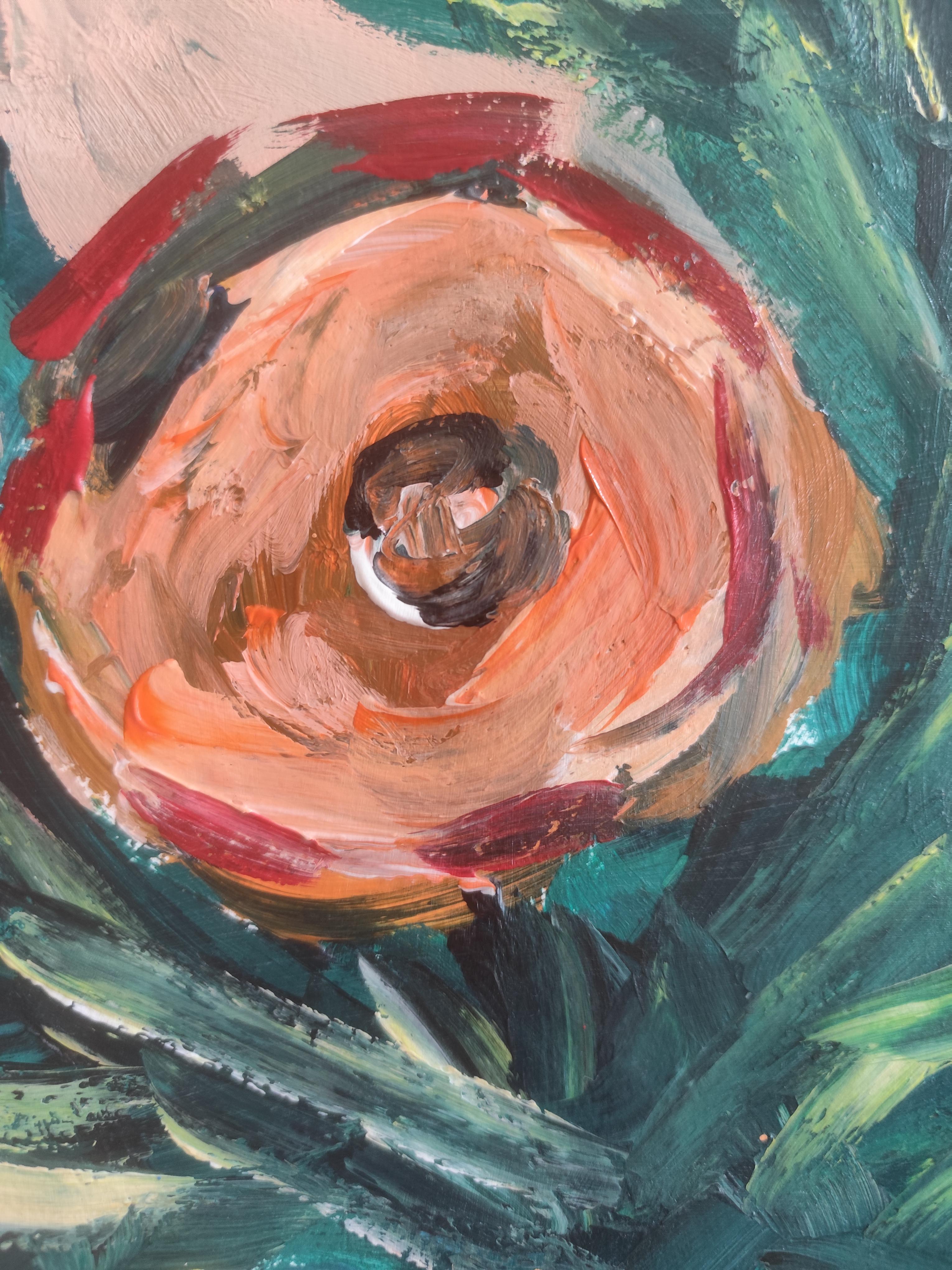 Contemporary abstrakt  expressionistisches Stillleben 