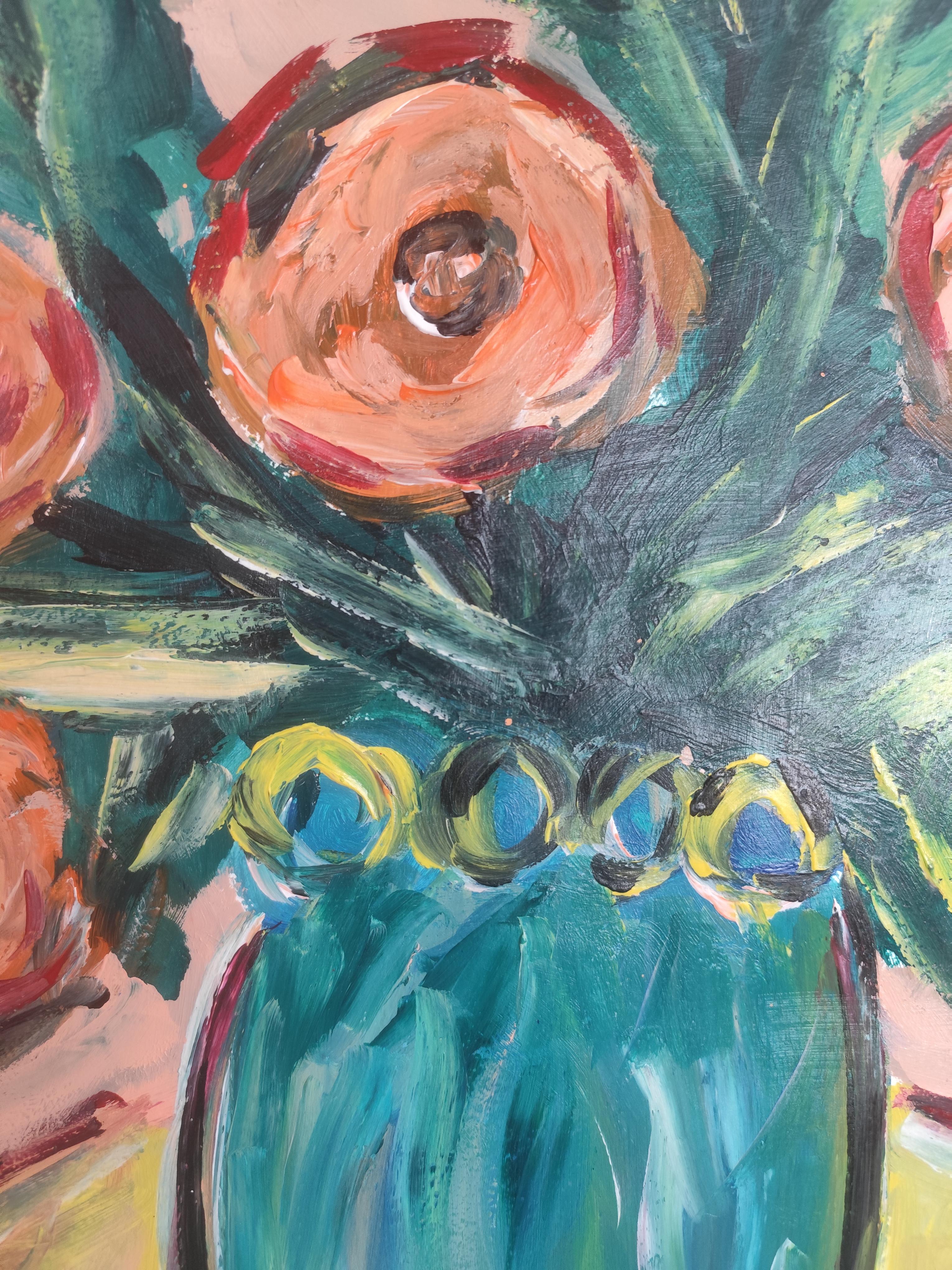 Contemporary abstrakt  expressionistisches Stillleben 