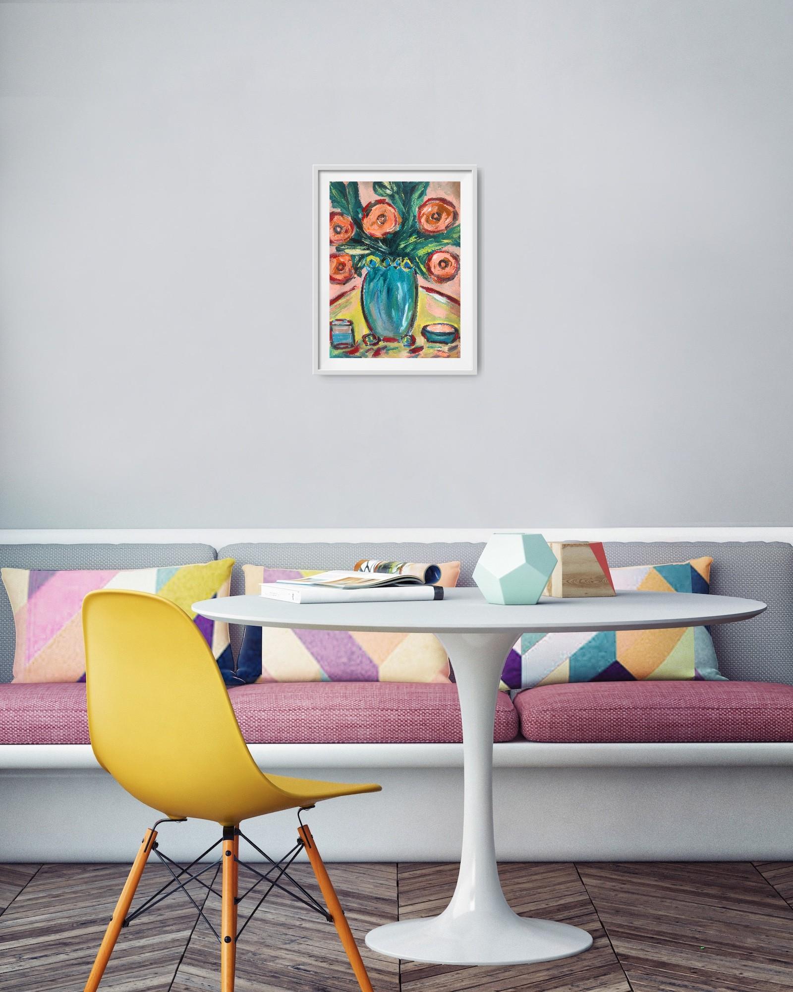 Contemporary abstrakt  expressionistisches Stillleben 