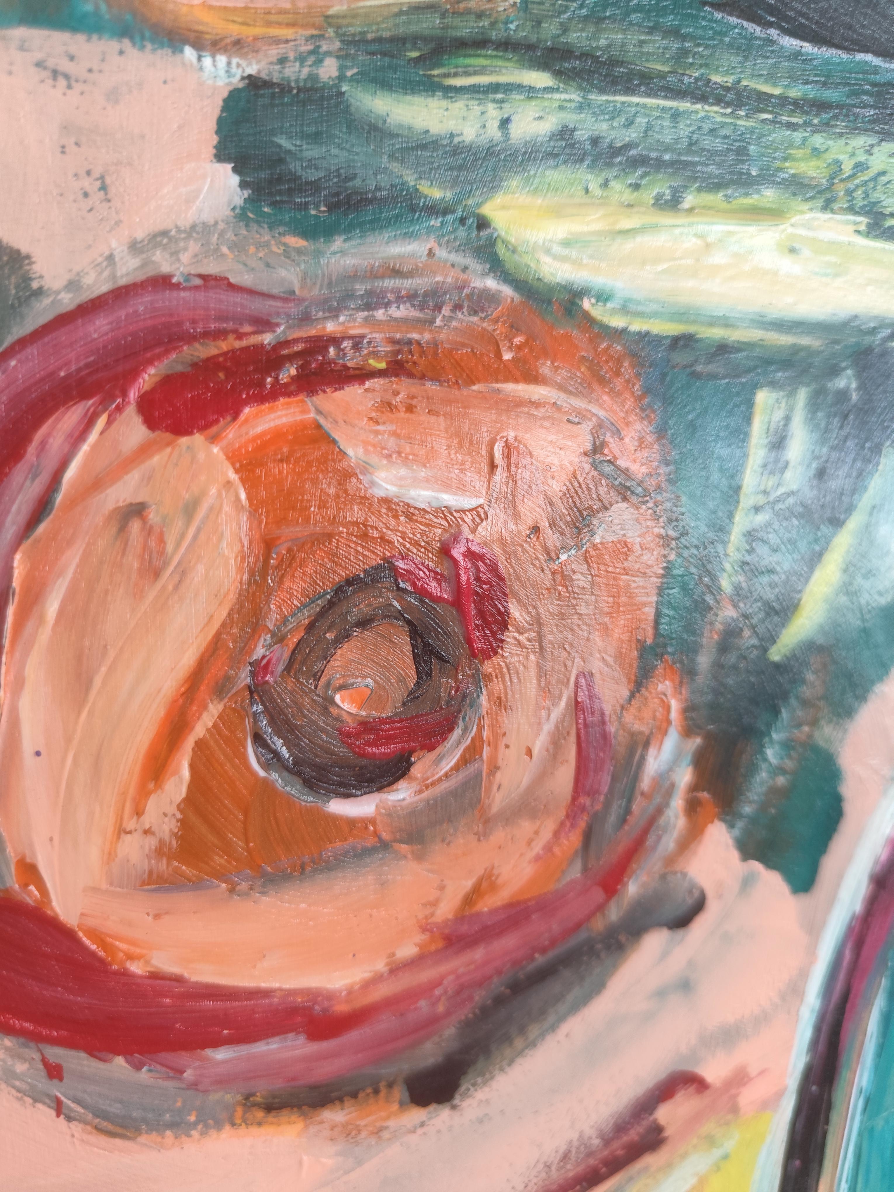 Contemporary abstrakt  expressionistisches Stillleben 