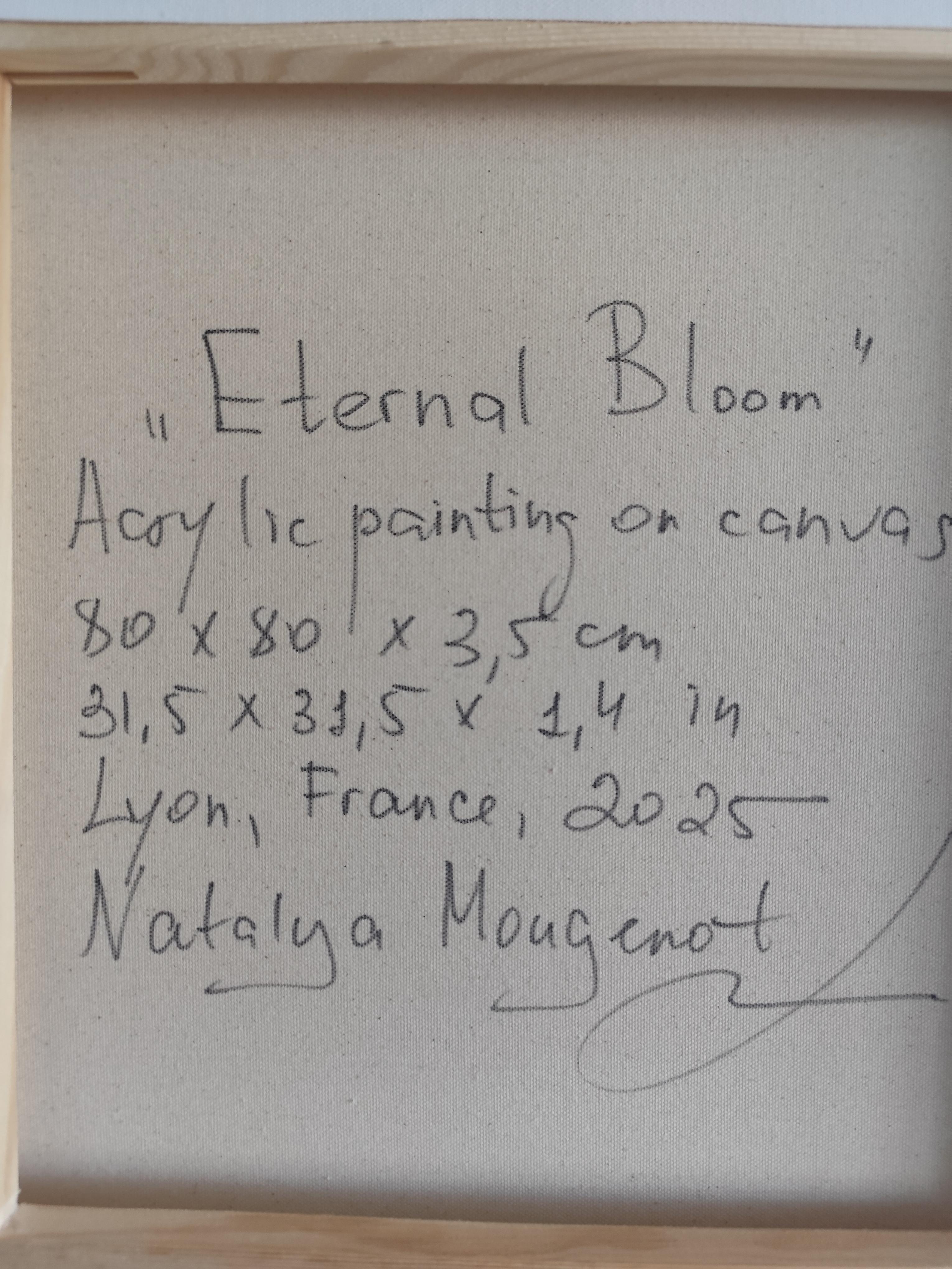Contemporary abstract expressive expressionist woman's portrait 