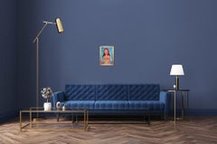 Zeitgenössisches abstraktes ausdrucksstarkes Frauenfiguren-Gemälde "Fierce Identity" (Wilde Identität)