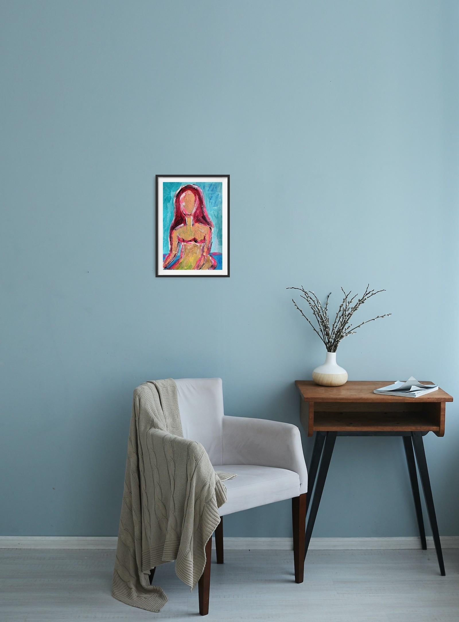 French artist Natalya Mougenot continues her ongoing series dedicated to women, where she explores resilience, transformation, and the complexity of feminine strength. Each portrait in this body of work is not just an image, but a symbol of women’s
