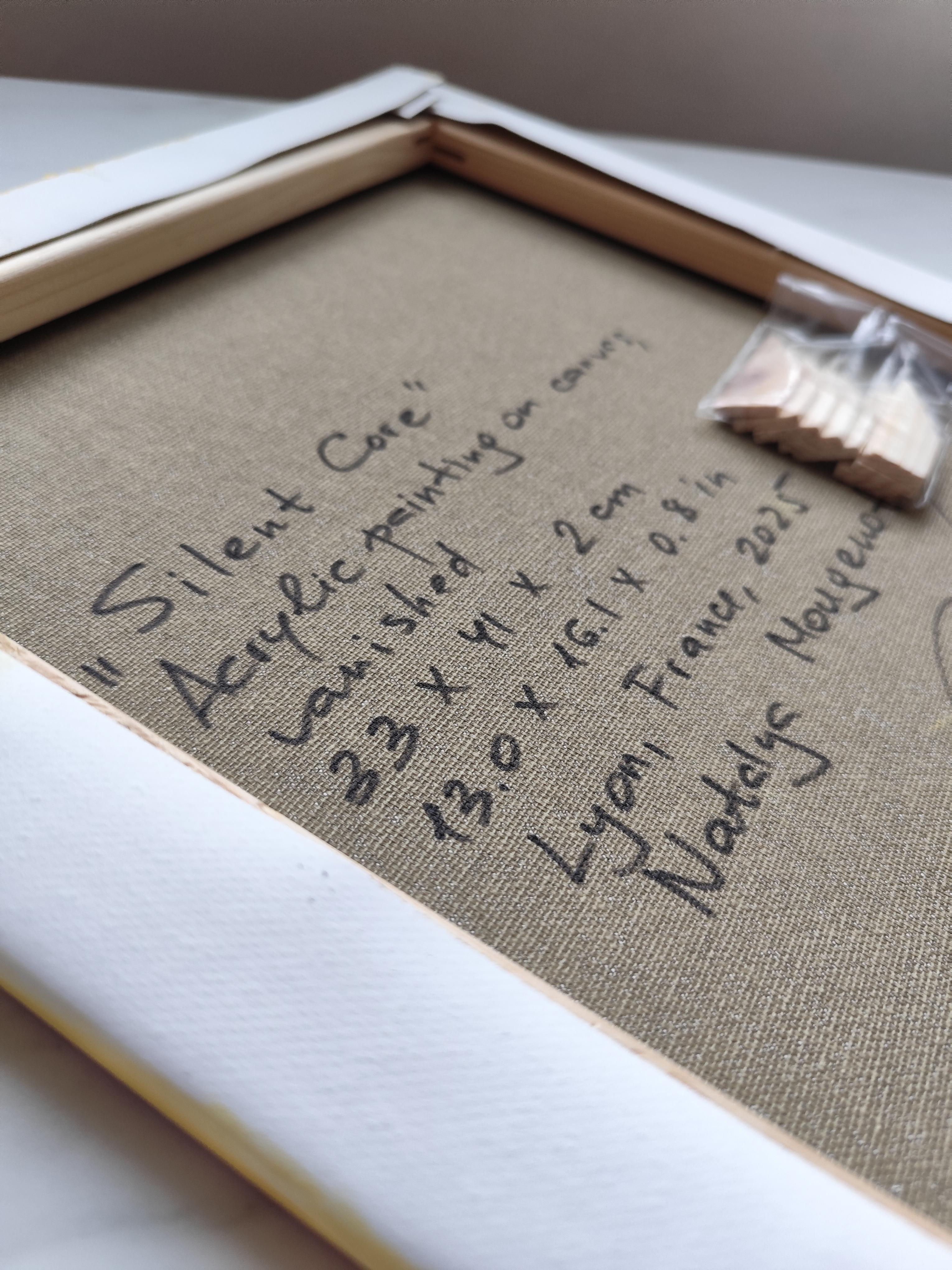 Contemporary Abstract Figurative Painting  of woman's portrait 