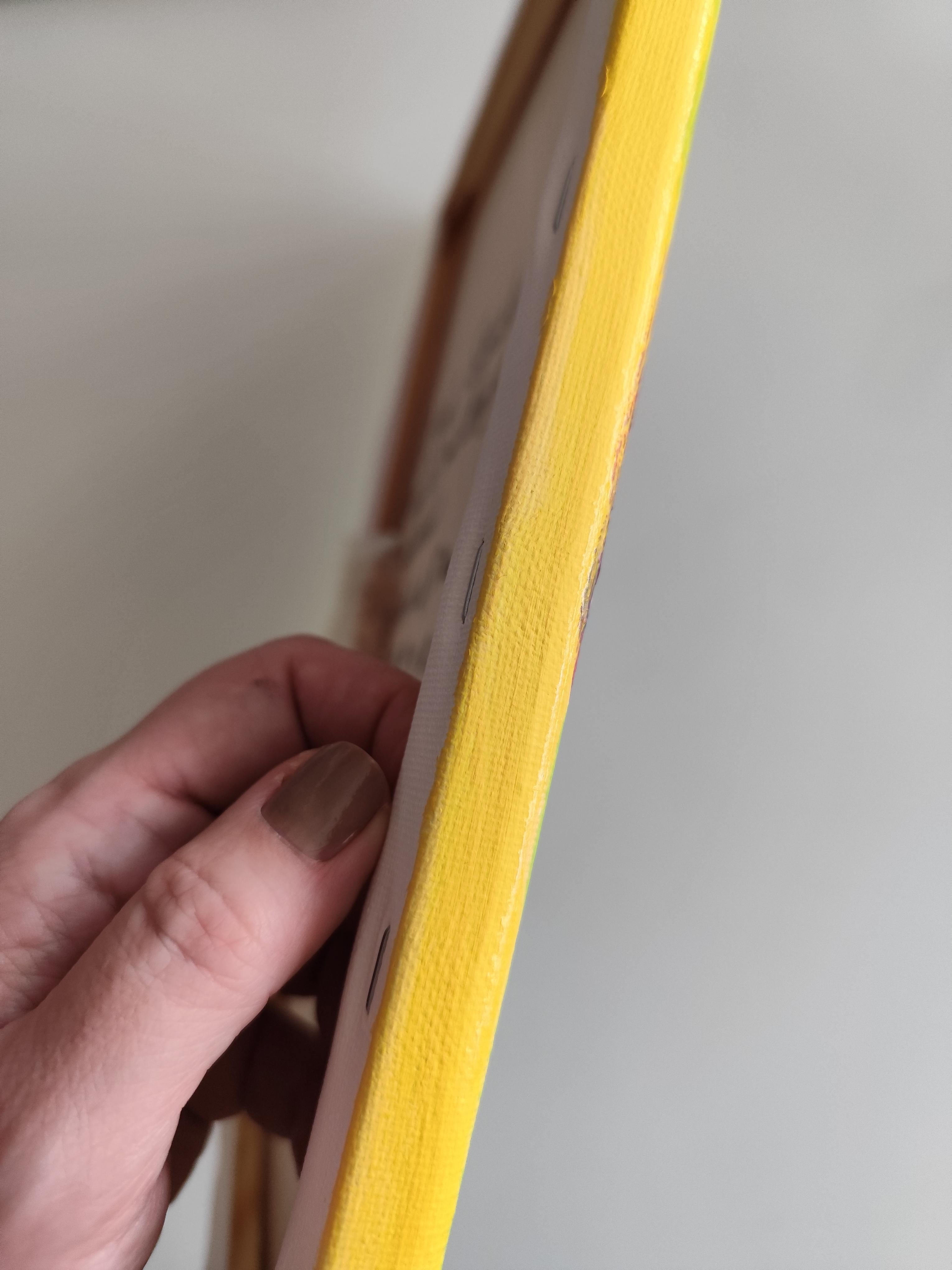 Toile abstraite contemporaine portrait figuratif figure humaine 