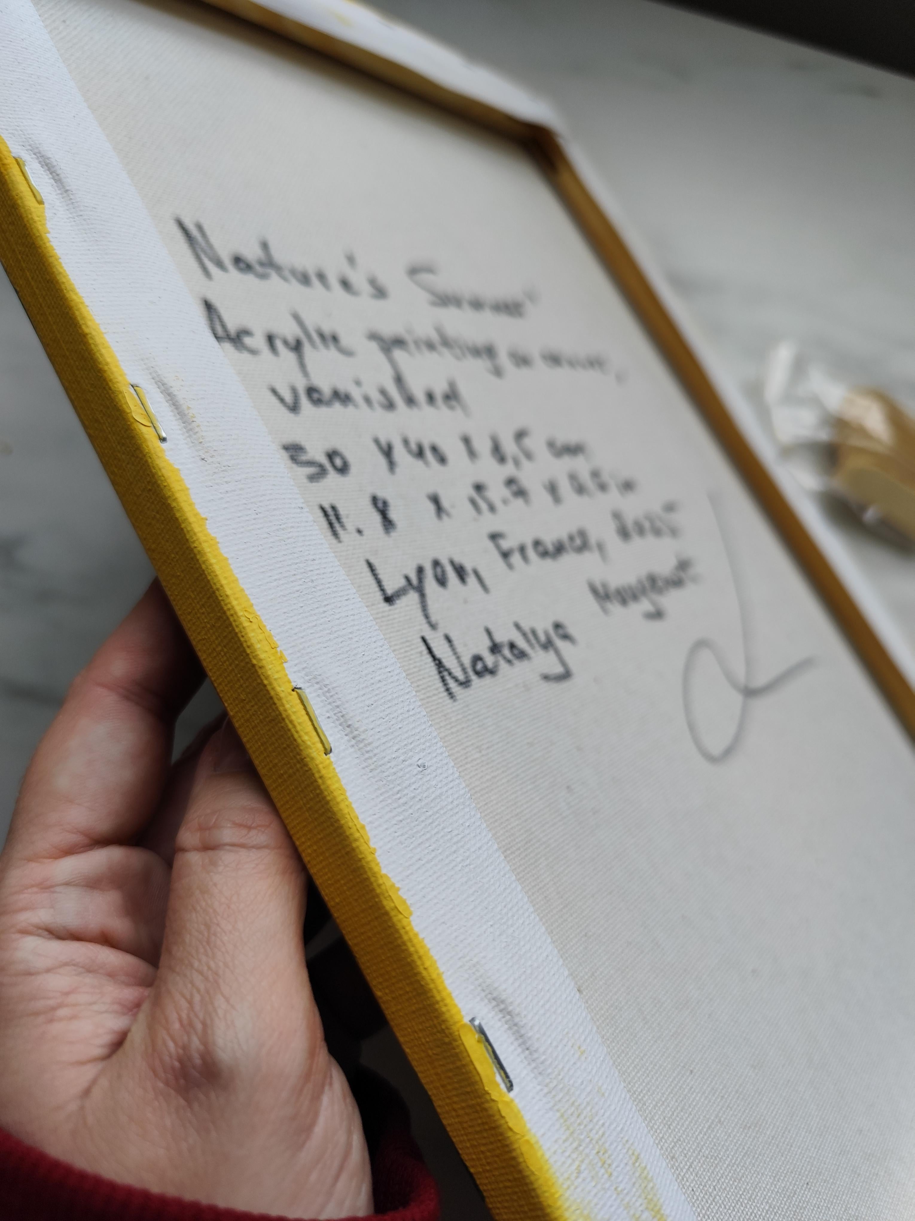 Contemporary abstract Impressionist landscape on canvas 