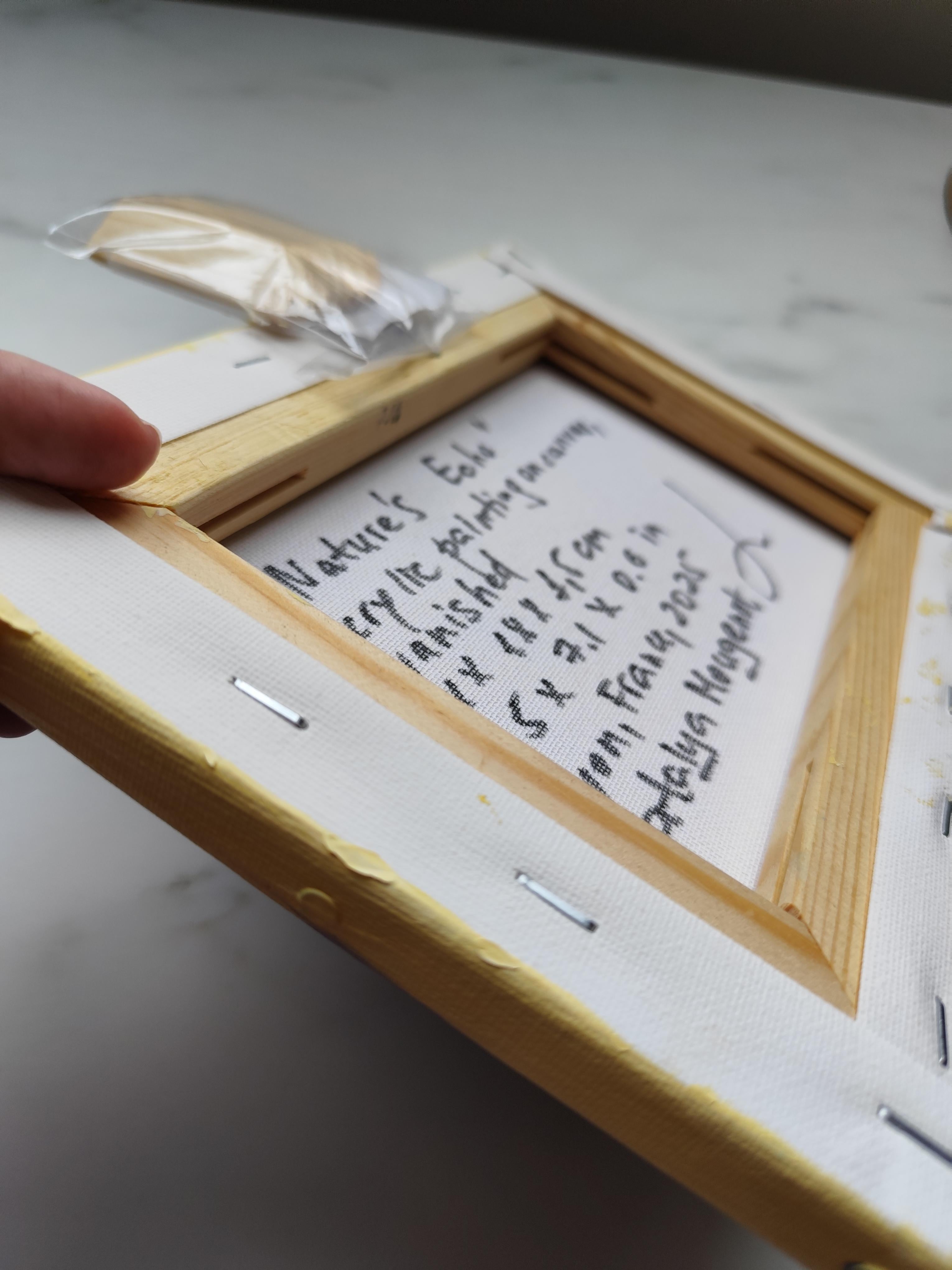 Contemporary Abstract Impressionist Painting Small Format Art 