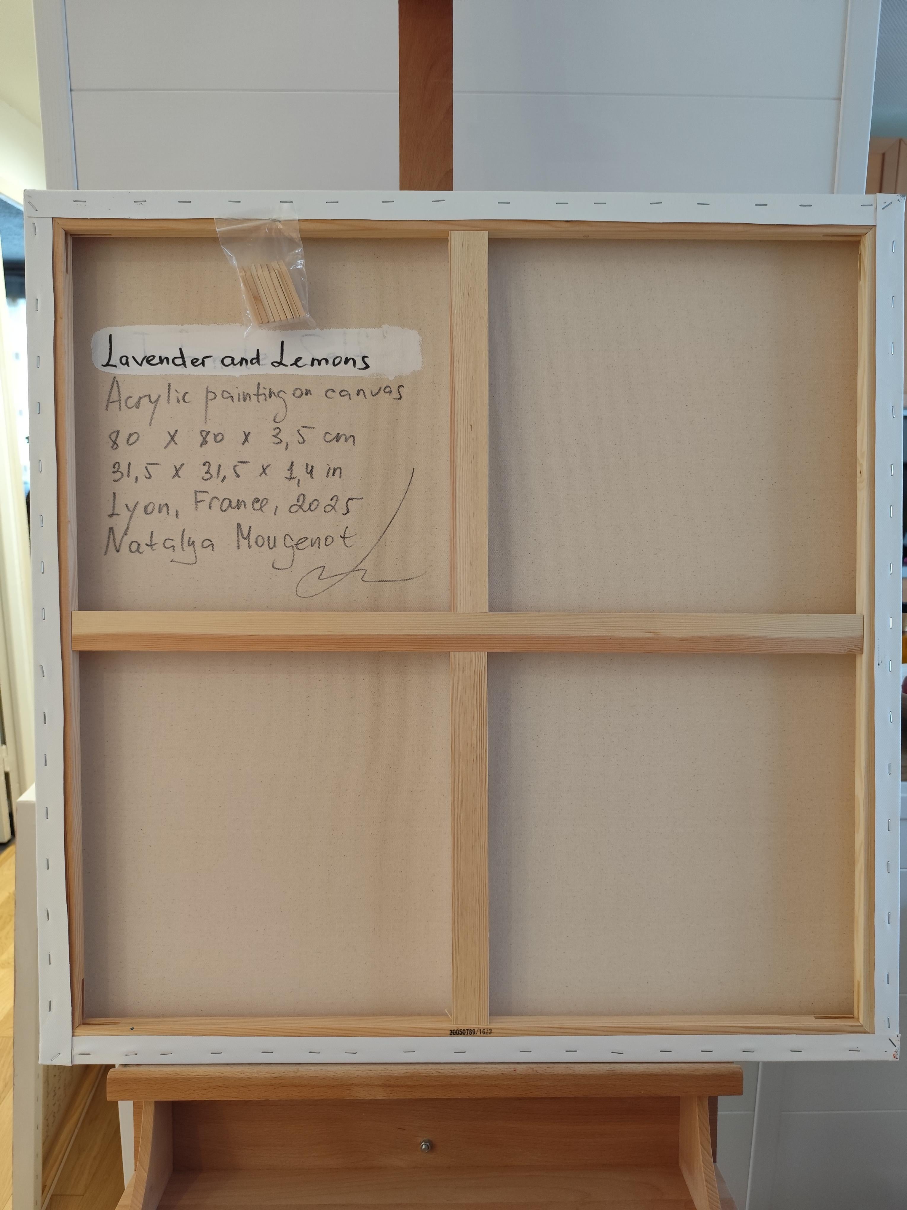 Zeitgenössisches abstraktes impressionistisches Stillleben 