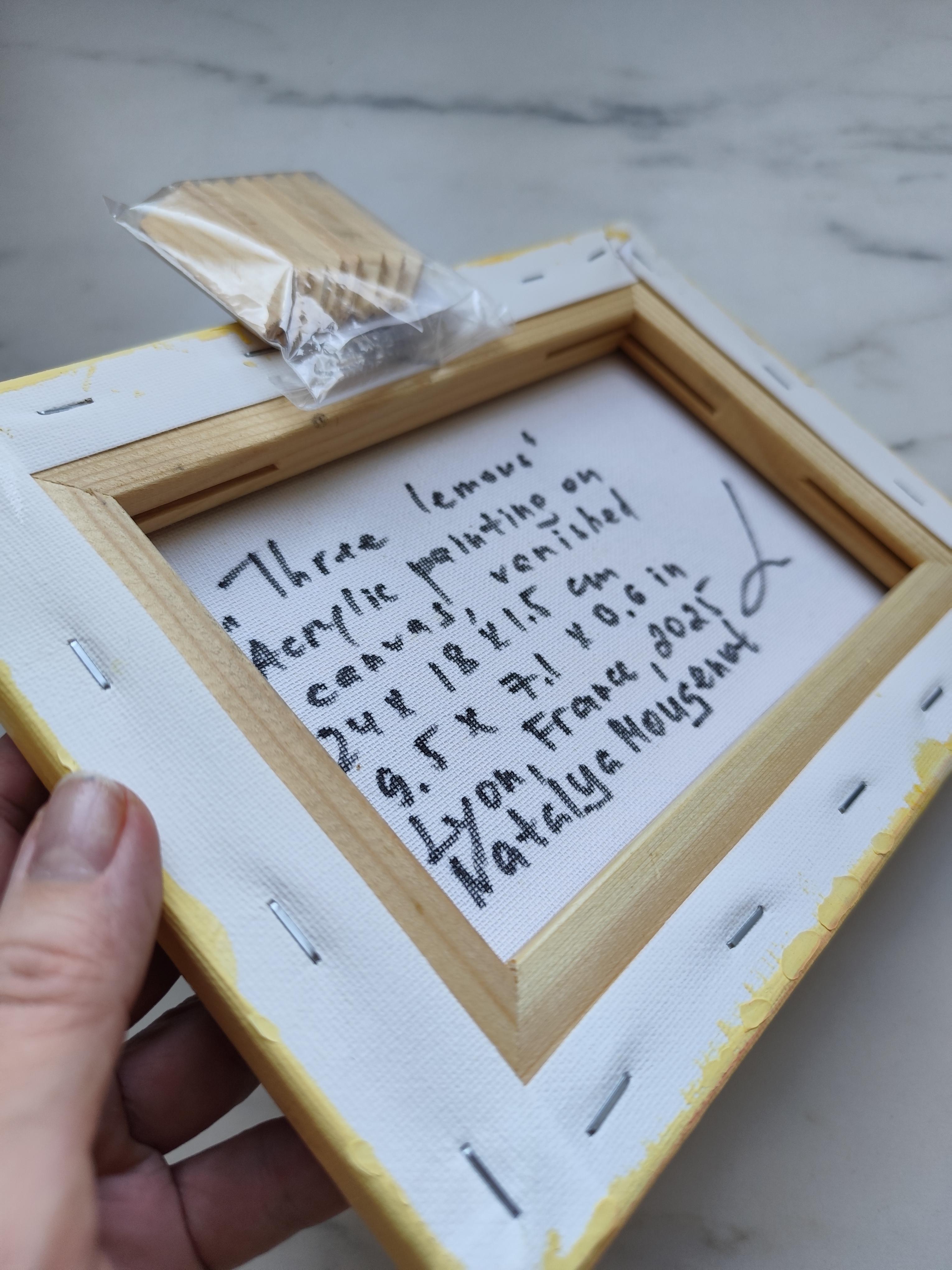 Zeitgenössische abstrakte Stilleben figurative kleine Kunst Gemälde 