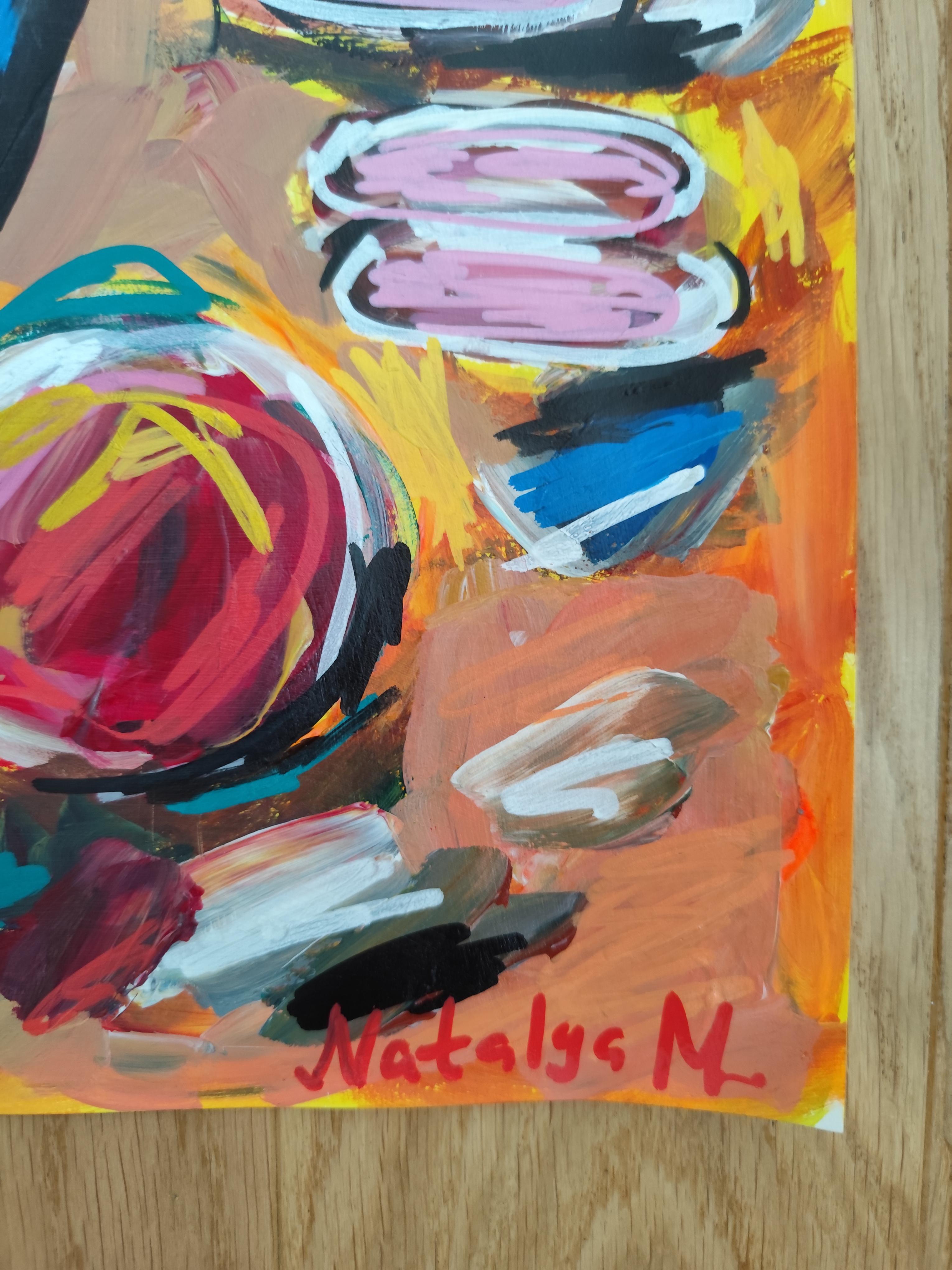 Nature morte expressionniste fauve contemporaine 