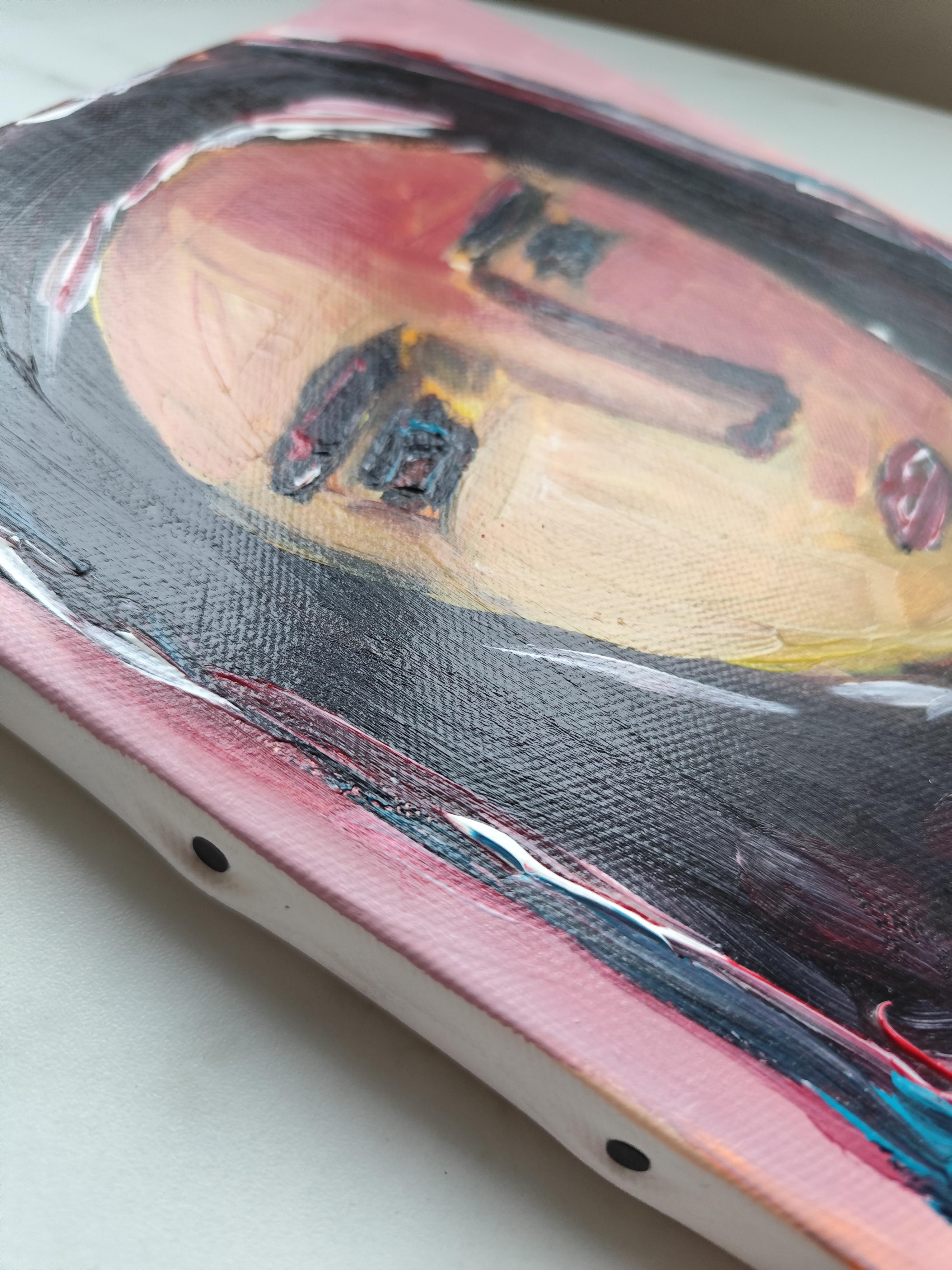 Contemporary Figurative Painting  of woman's portrait 