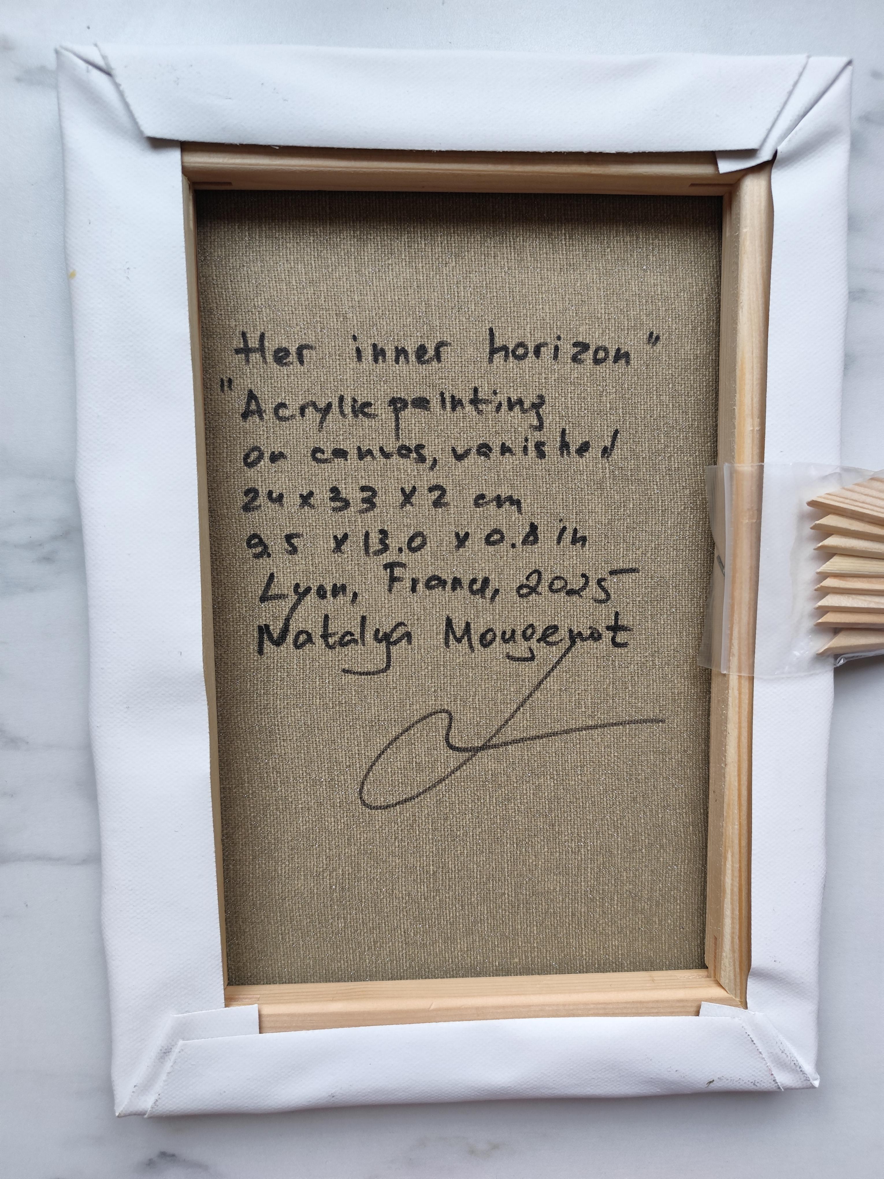 Contemporary Figurative Painting  of woman's portrait 