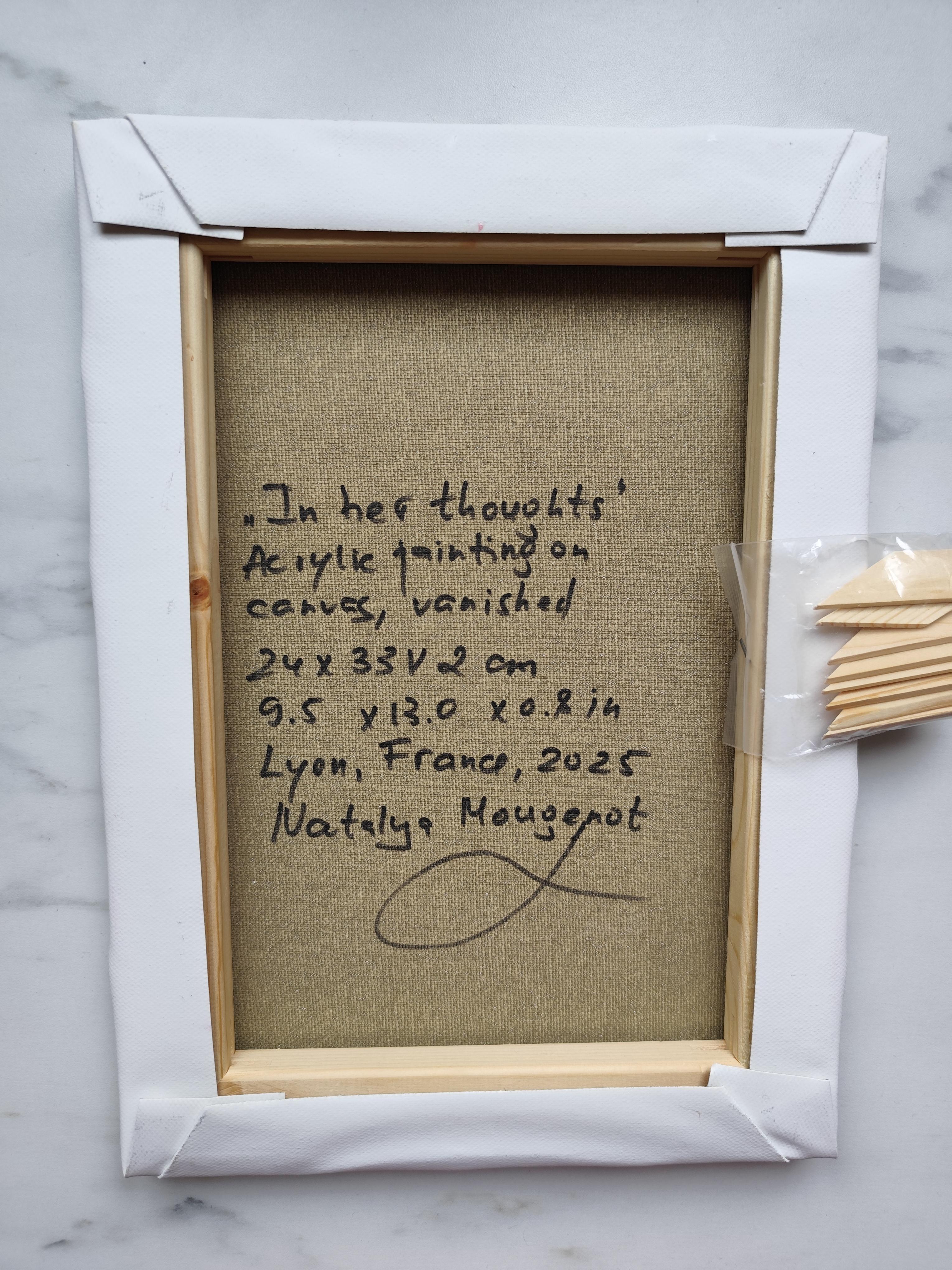 Contemporary Figurative Painting  of woman's portrait 