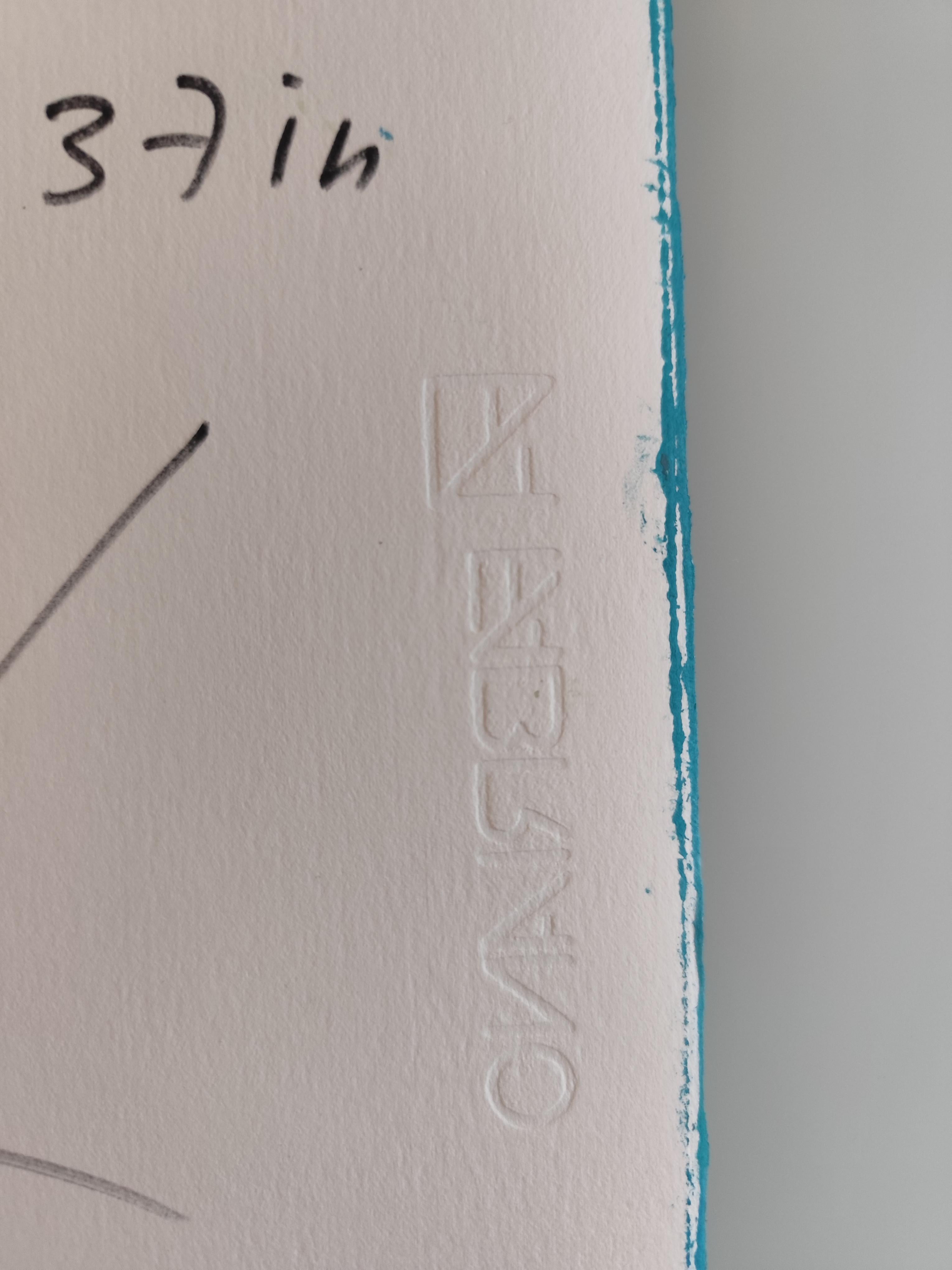 Zeitgenössische große abstrakte expressionistische Blumenmalerei 