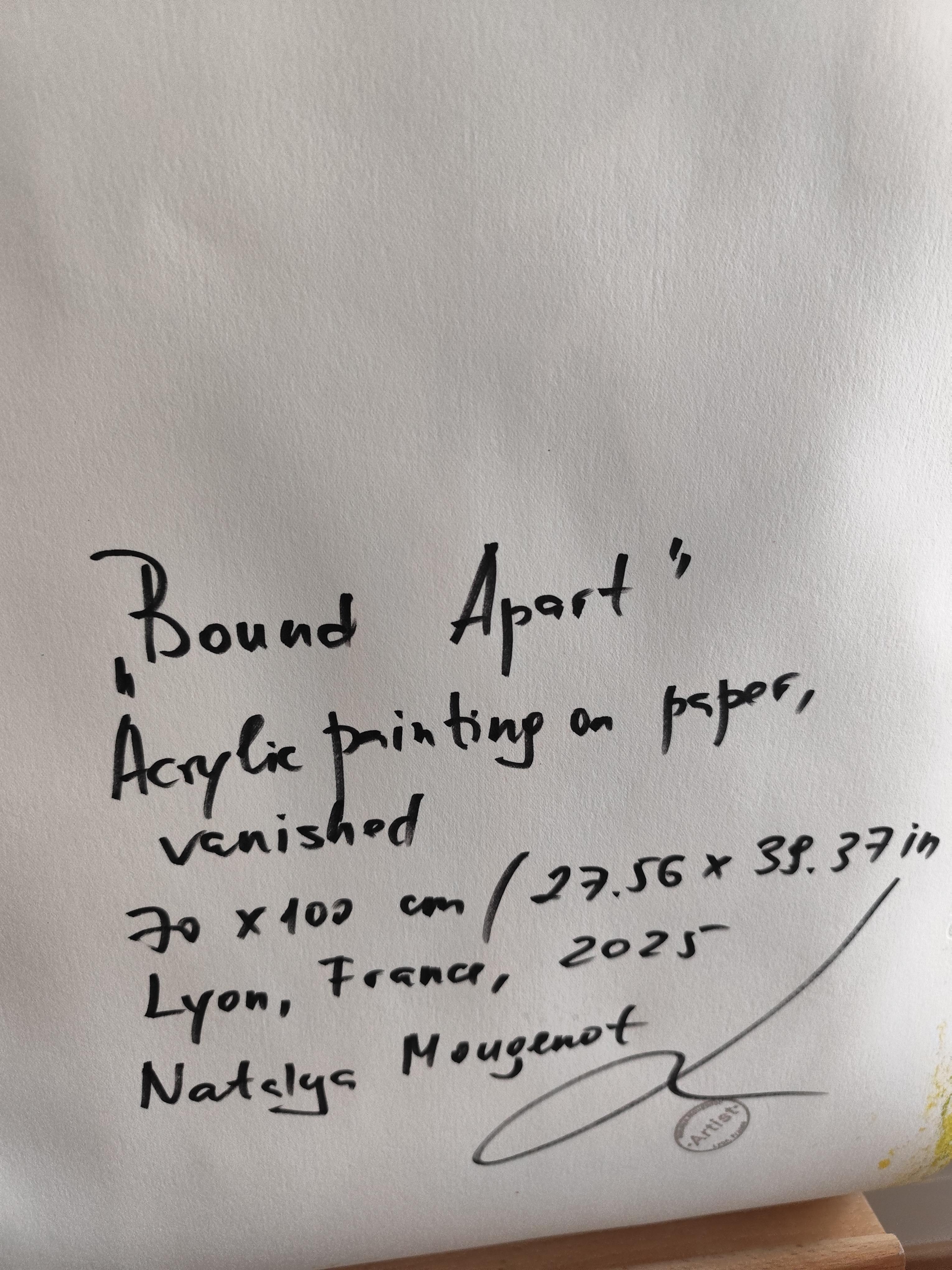 Contemporary large abstract figurative painting  of figures 