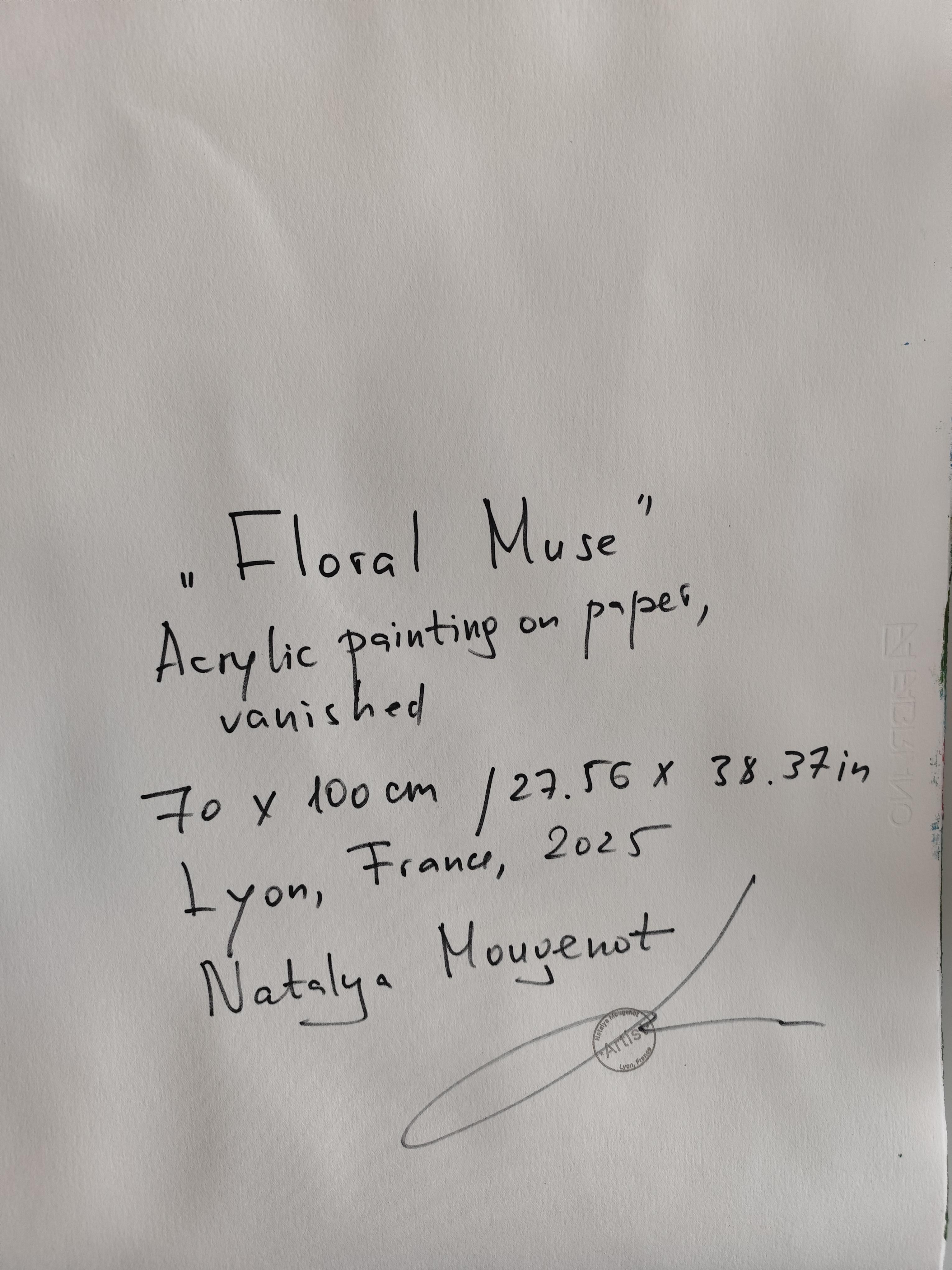 Zeitgenössisches großes figuratives Gemälde inspiriert von Frida Kahlo 